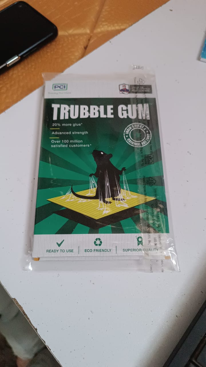 Packaged Indo Glow small size glue mouse trap ready for use in pest control.
