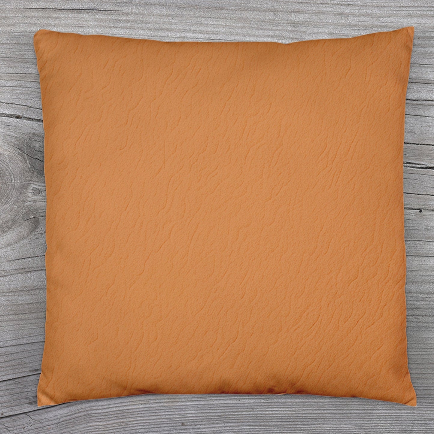 A beige couch pillow cover with an invisible zipper closure for easy use.