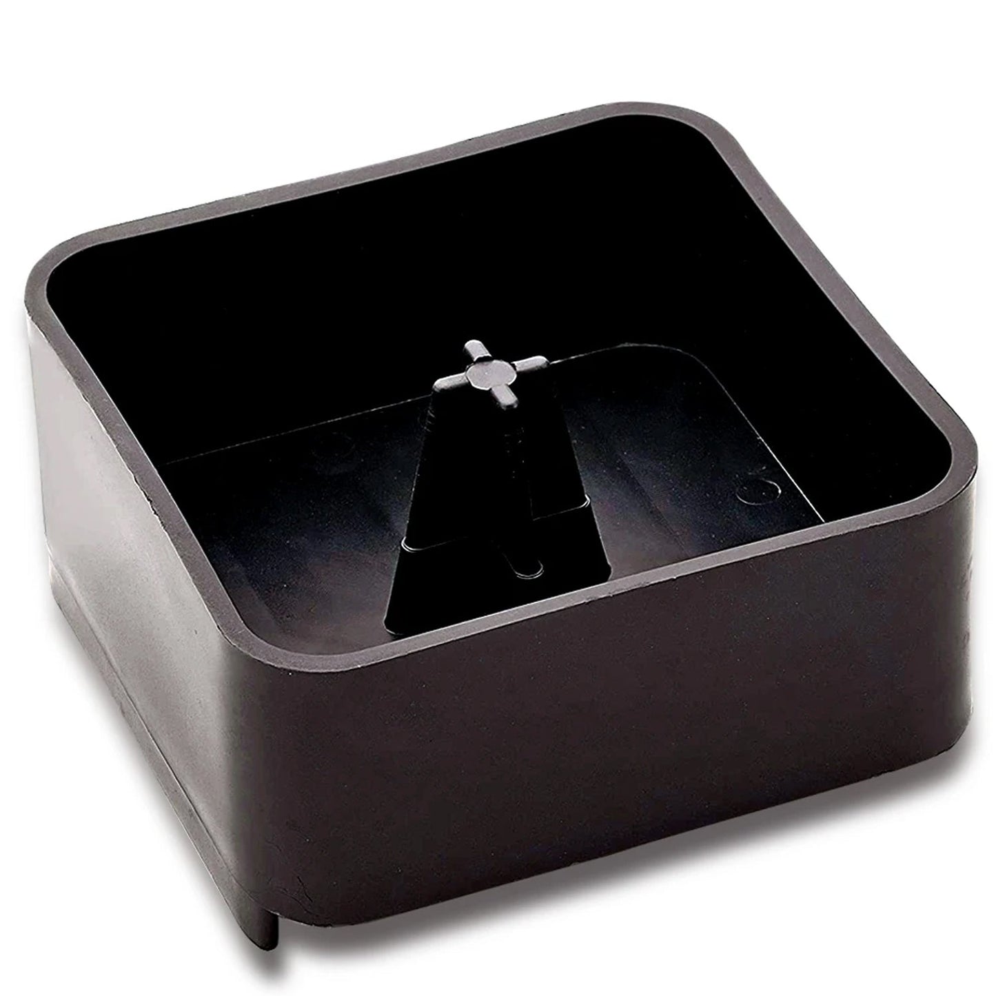 Detail of the durable plastic material used in the heavy-duty base stand.