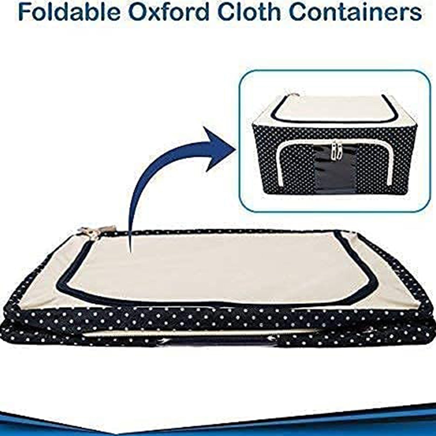 Close-up of the robust double zipper and reinforced handle on the storage bag.