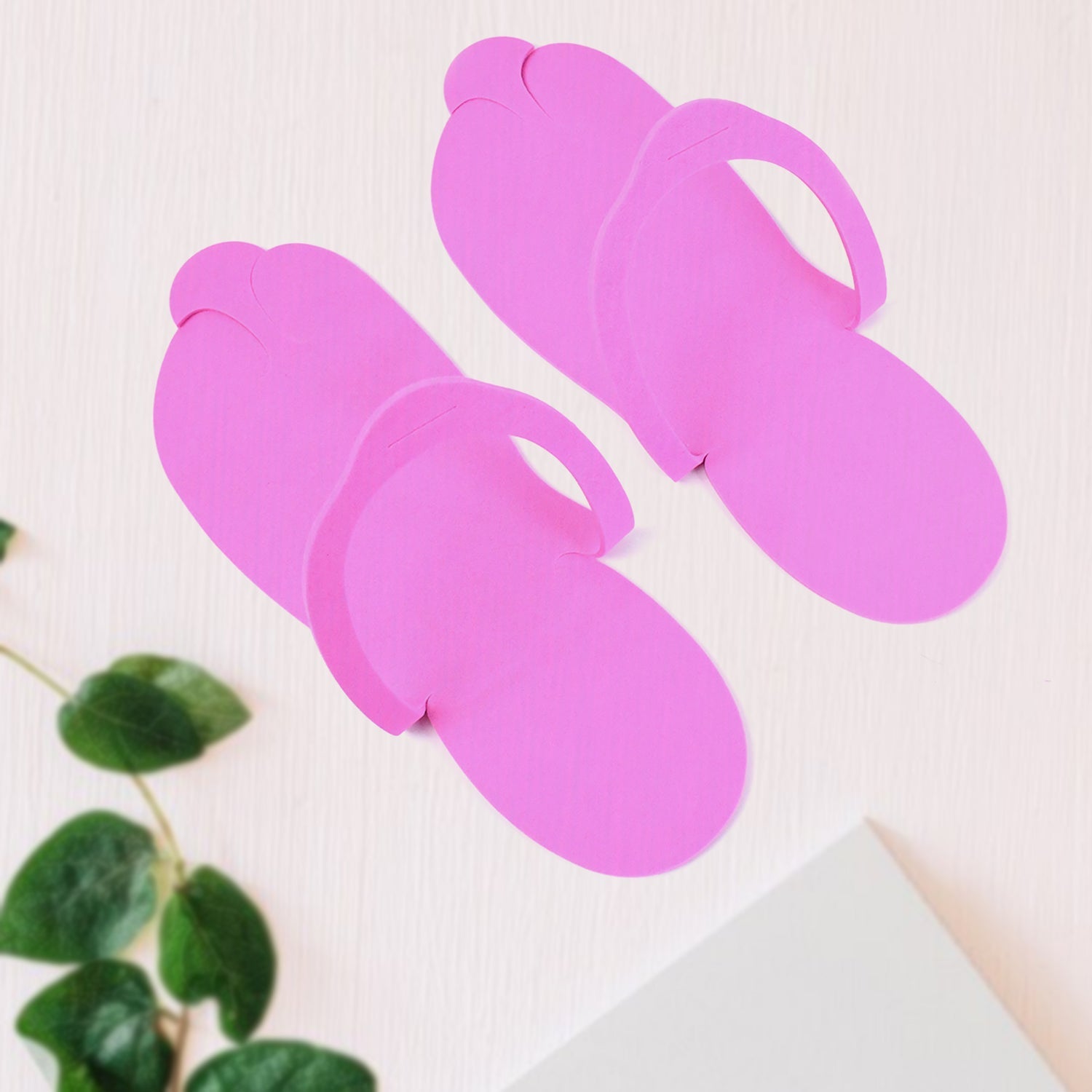 SalonGlow professional foot care tools set including foam slippers