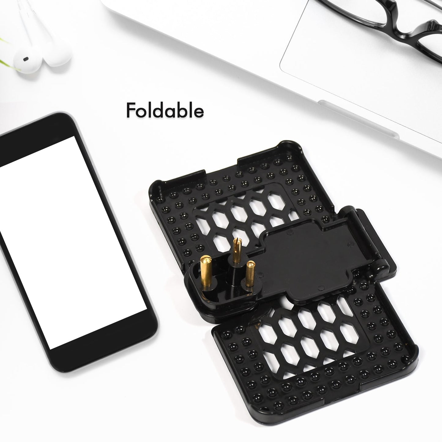 PHOBIA charging holder stand designed for various mobile phones.