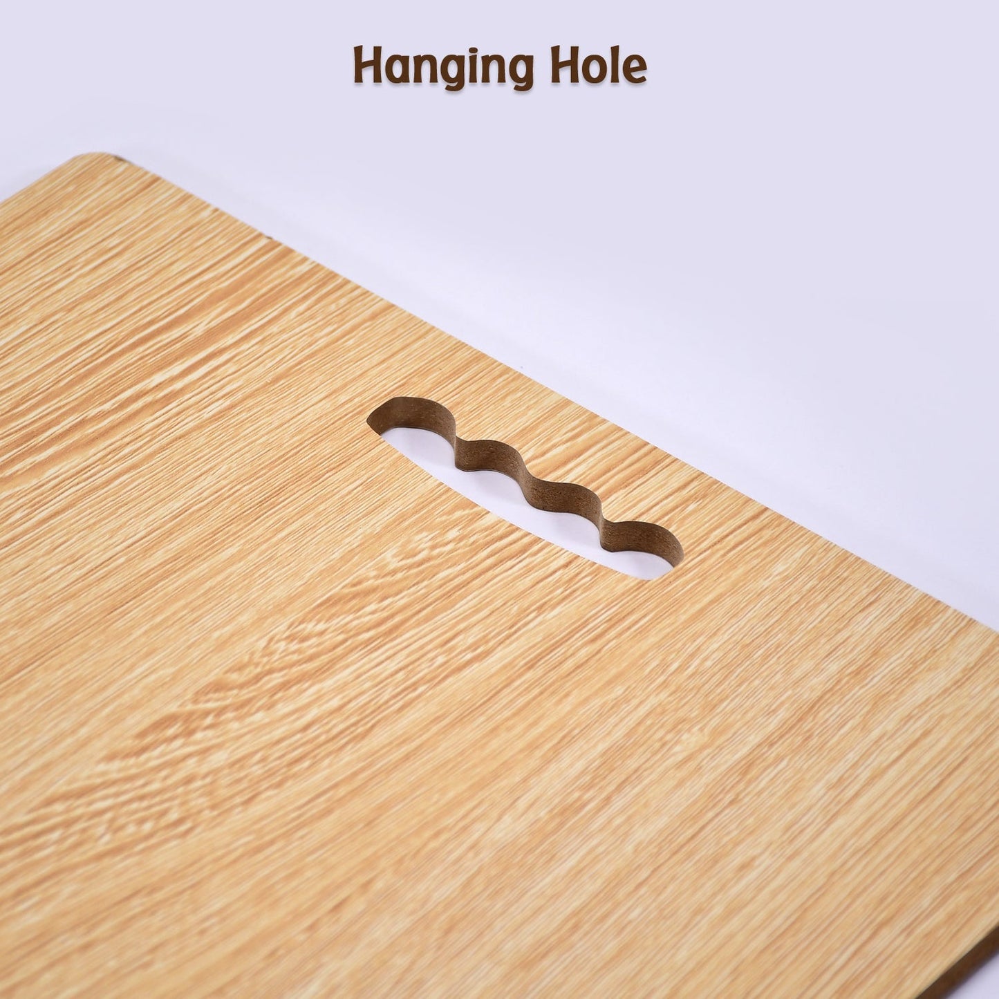 Eco-friendly wooden chopping board, 100% natural and biodegradable.