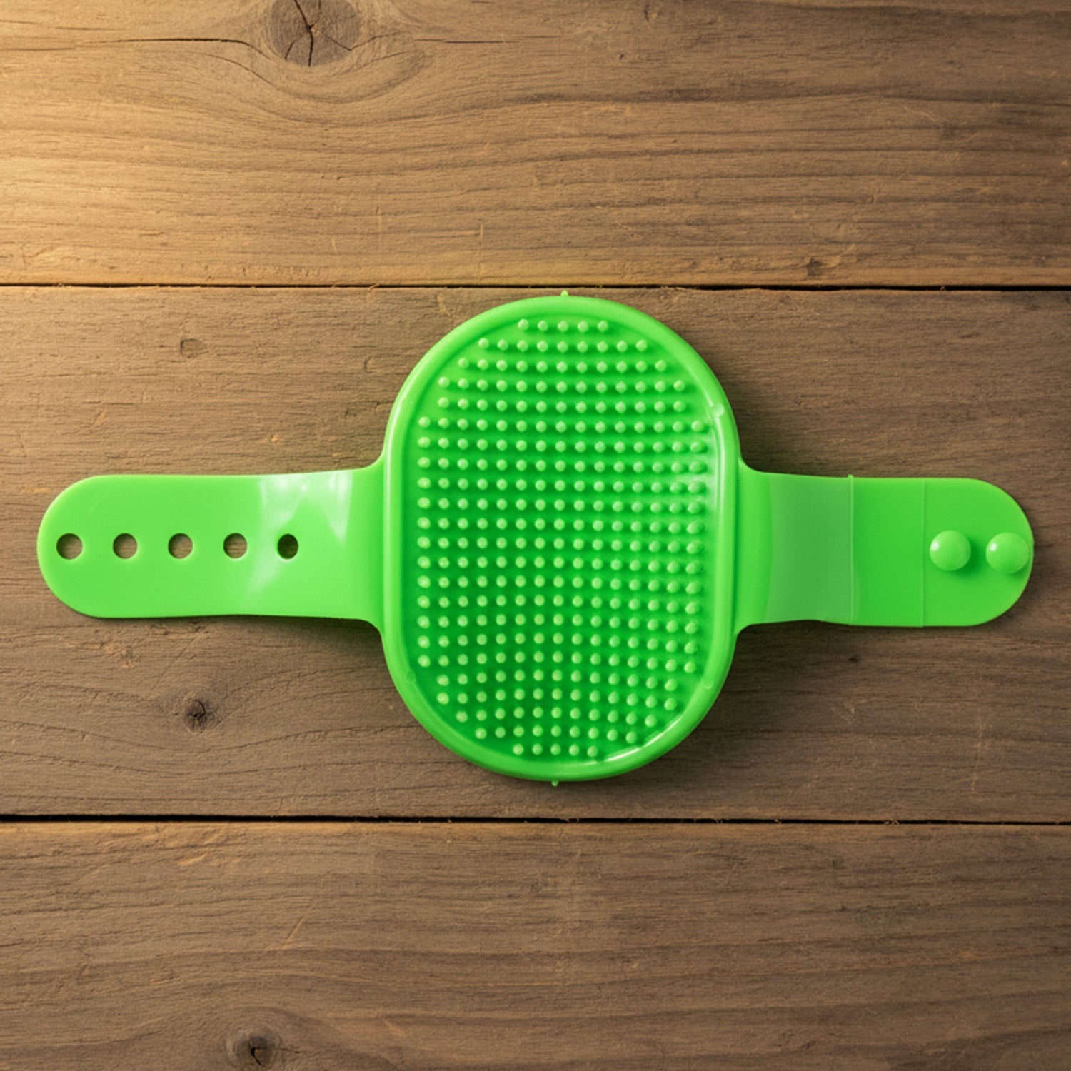 Pet bath brush made for gentle fur care with easy handling