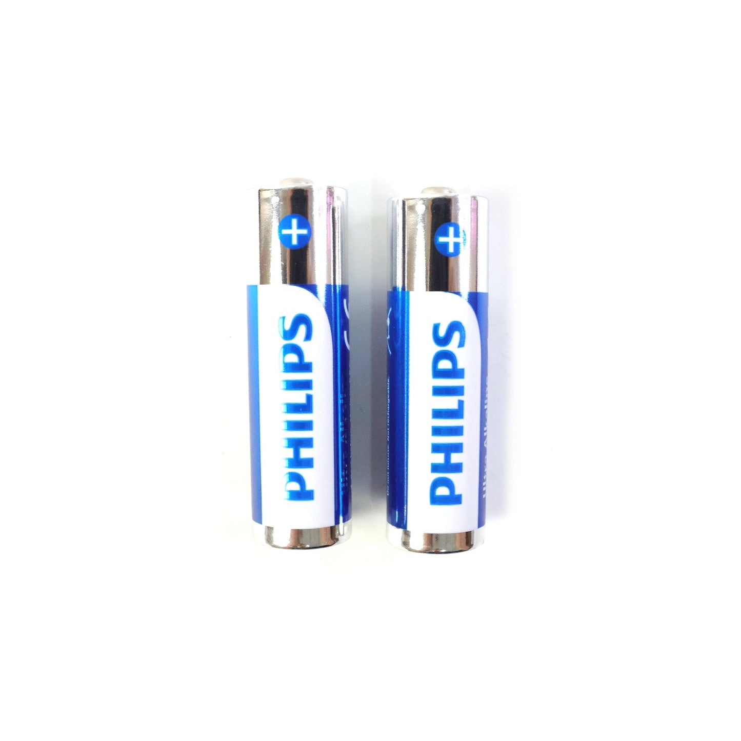 Pack of 2 alkaline AAA batteries for household electronics