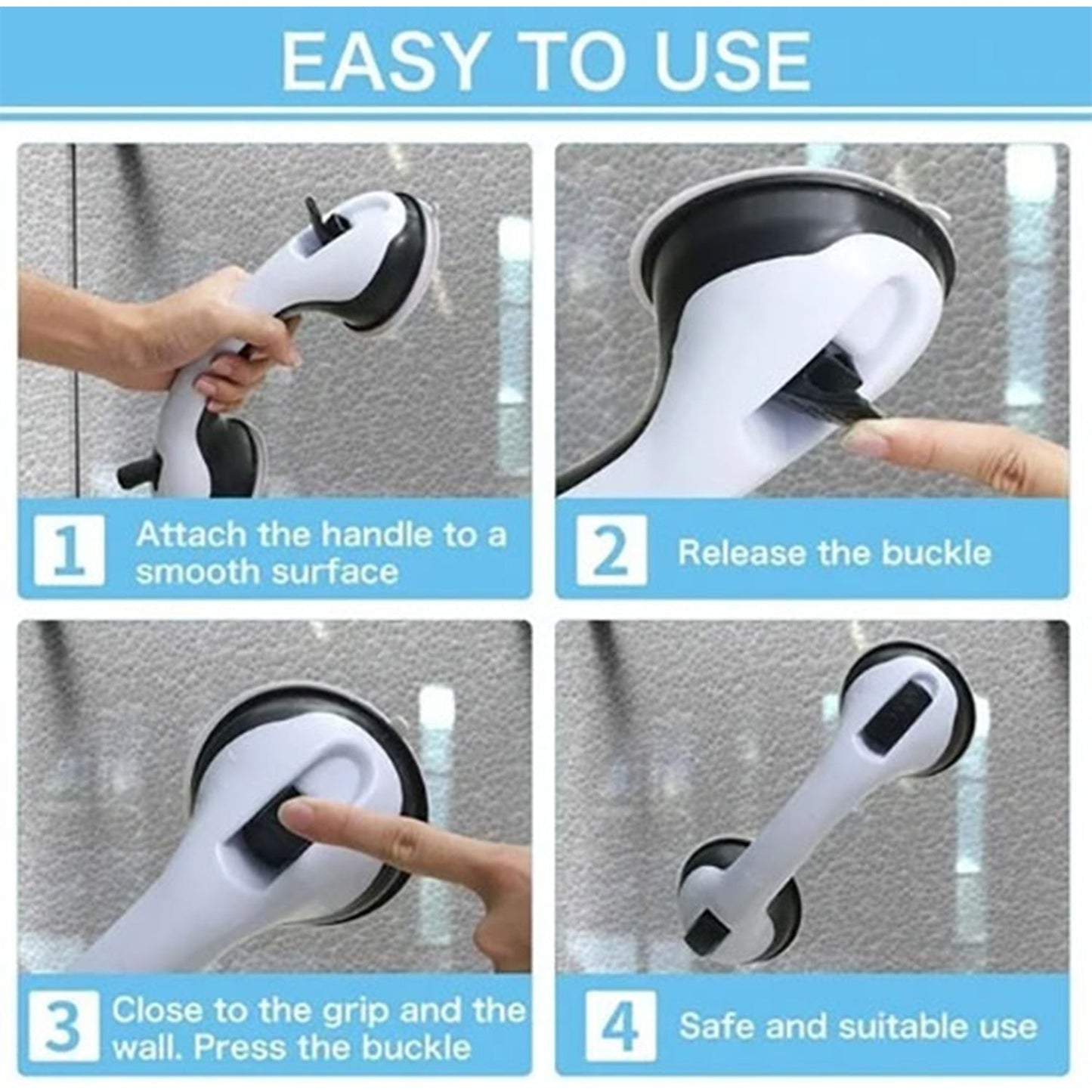 Reliable Helping Handle providing stability for stuck doors.