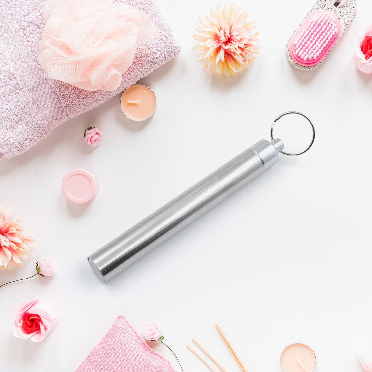 The full ear wax removal kit displayed with its sleek, portable storage box.