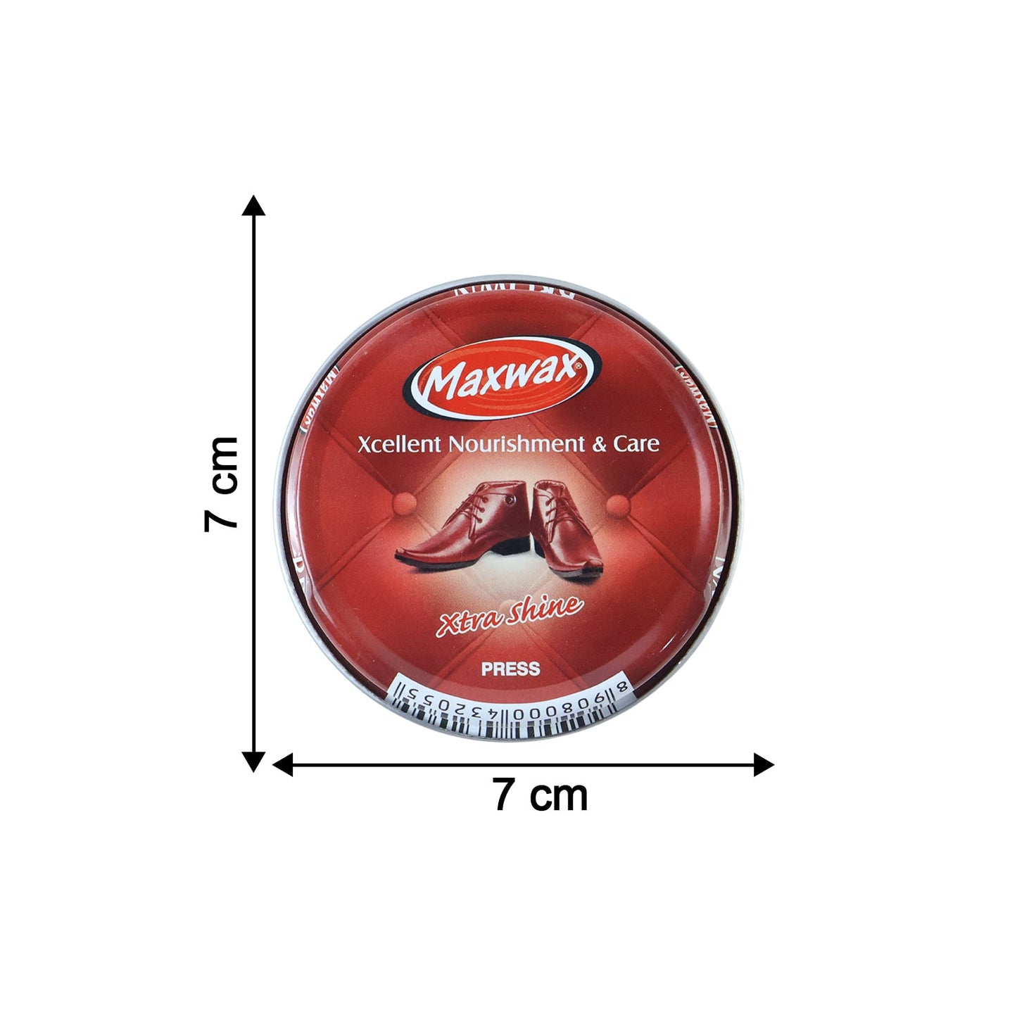 Durable brown shoe shine cream for consistent daily leather footwear maintenance.