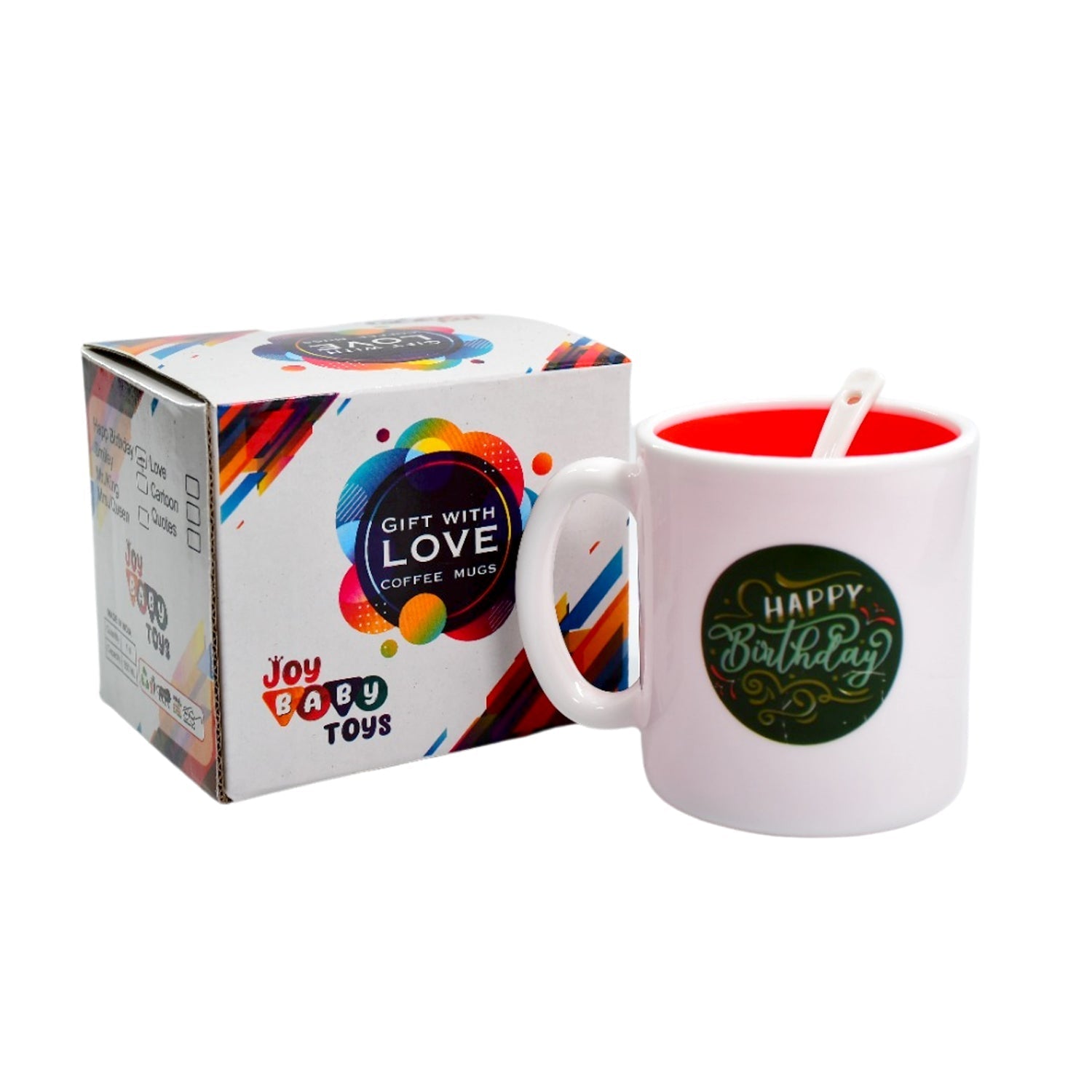 Beautifully crafted tea cup with a mixed design, ready for your favorite brew.