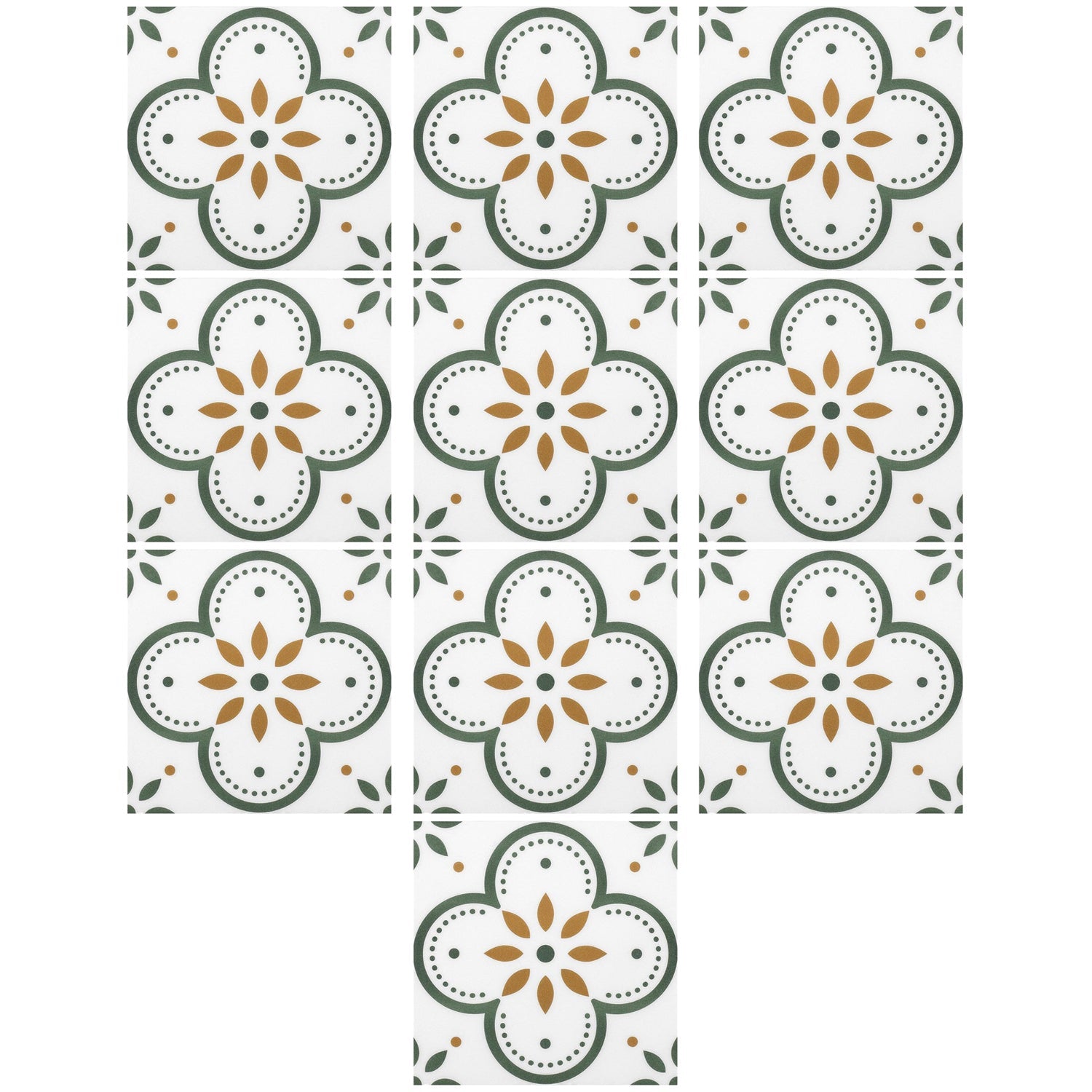 A single patterned Peel and Stick Tile showcasing its design and texture.