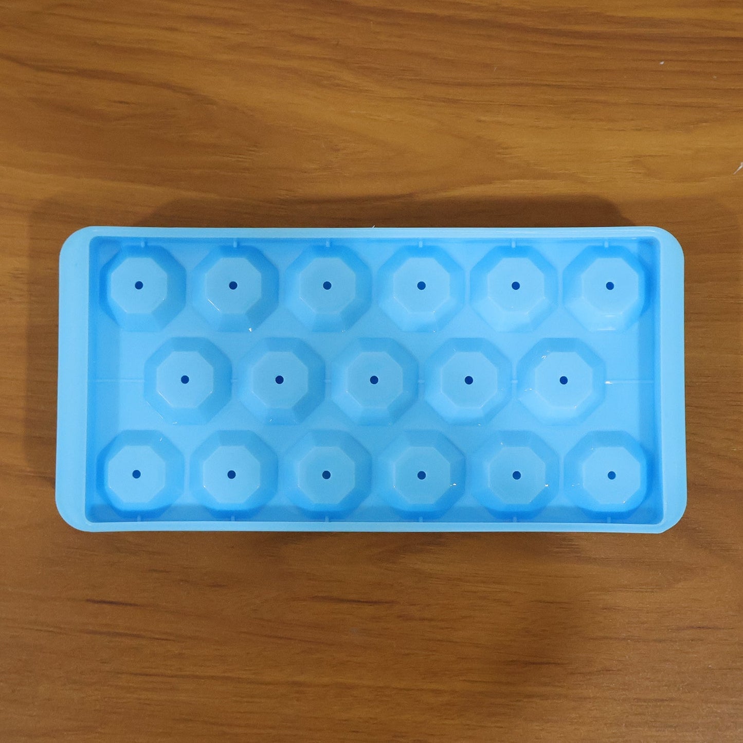 Square ice cubes in flexible tray for freezer use home & kitchen