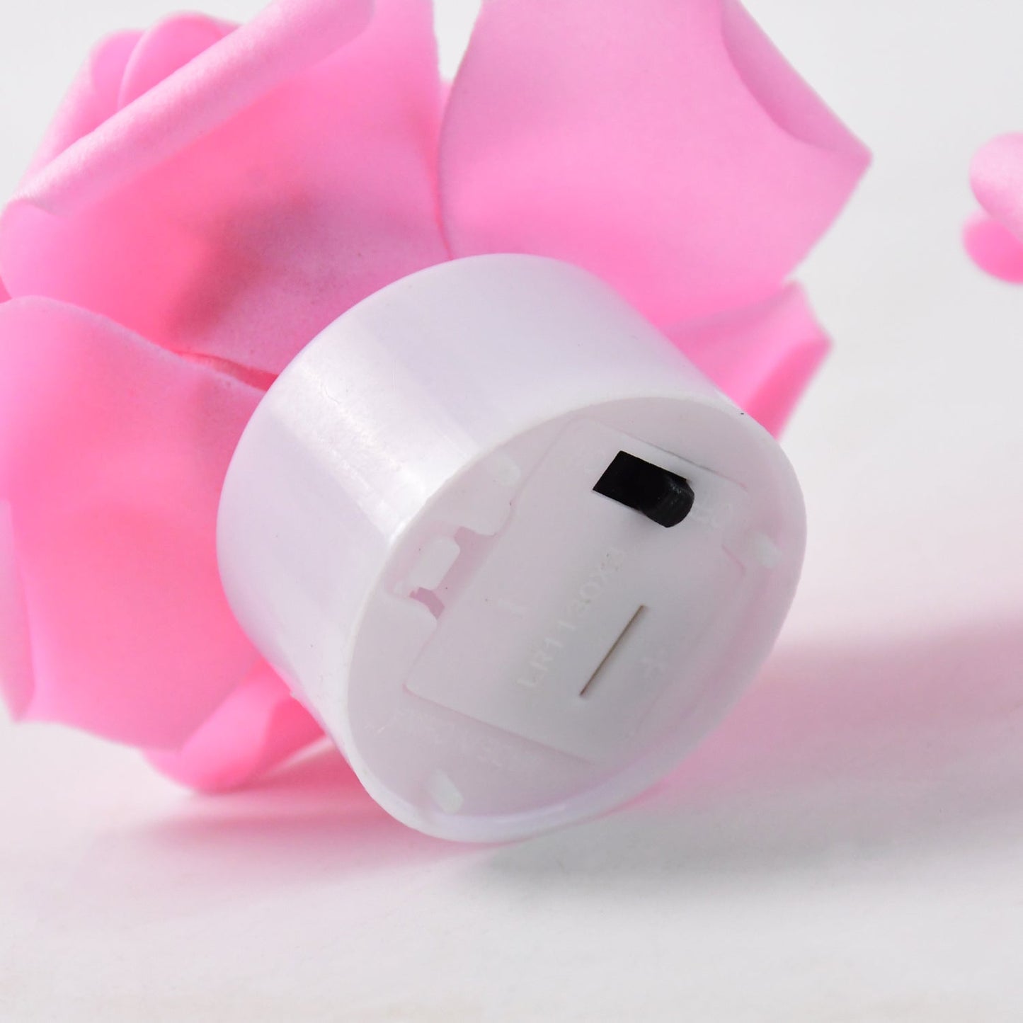 Flickering rose LED tealight candles for festive home décor