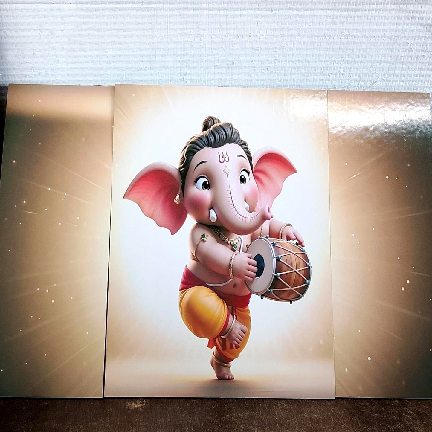 16.5x12 inch Ganesha MDF wall art for home decoration