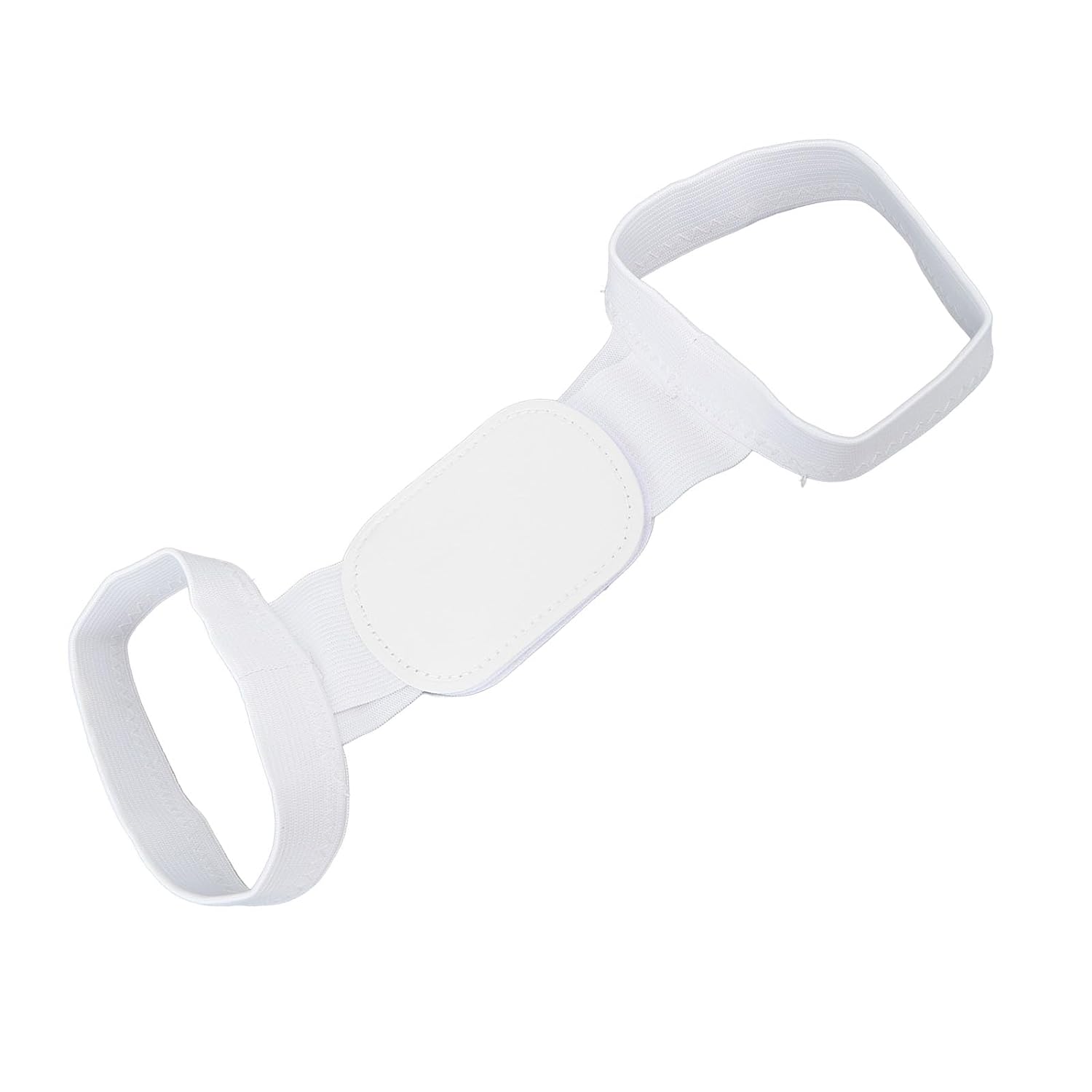Person wearing the discreet Posture Corrector under clothing for core alignment.