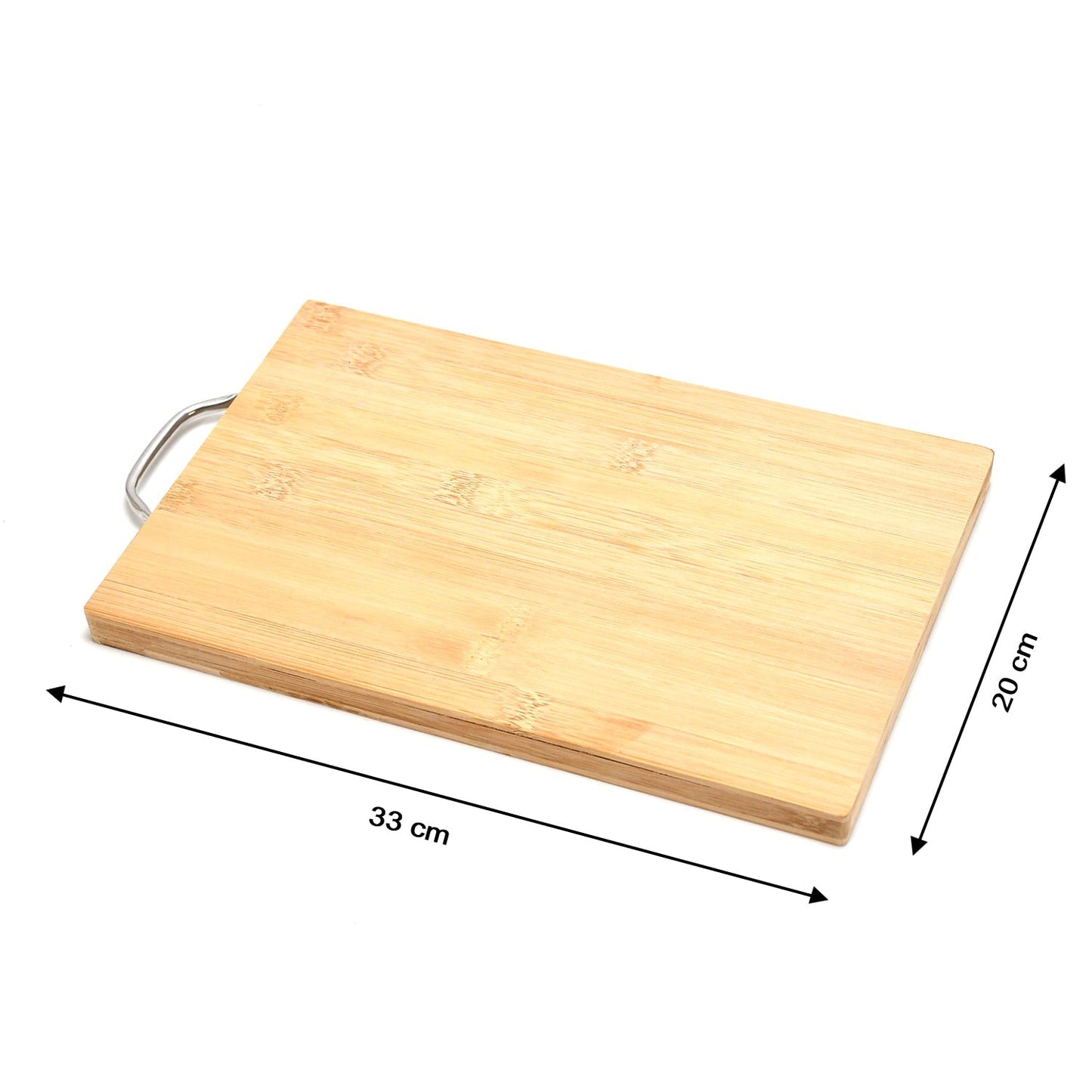 Durable bamboo board for efficiently cutting and preparing meat.