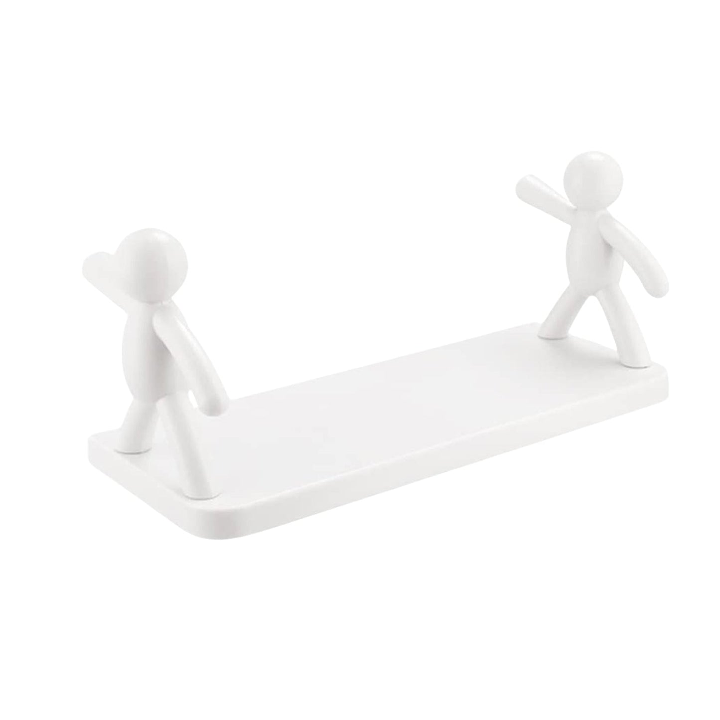 Clean-lined floating wall shelf providing practical and decorative storage for any room.