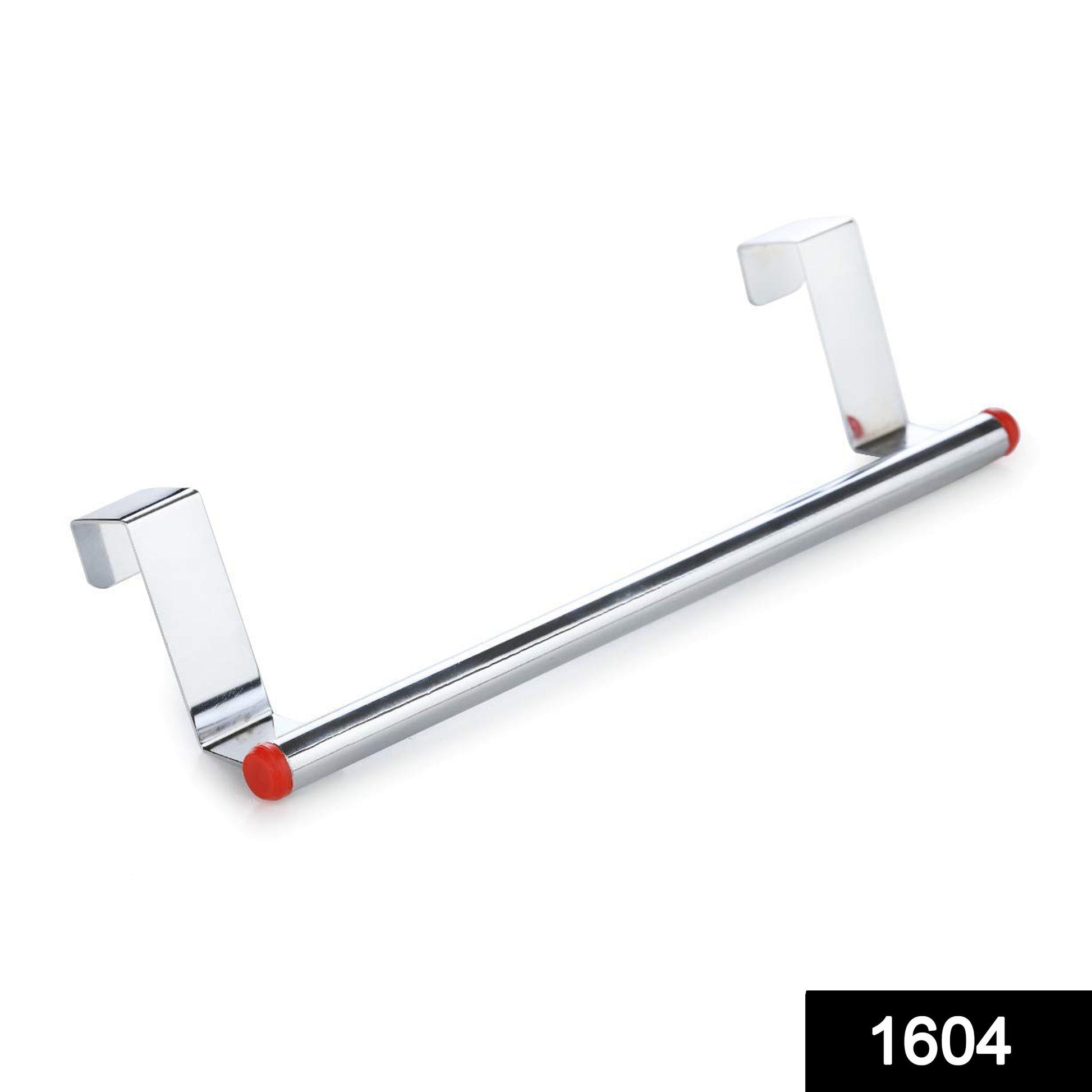 Close-up of the elegant 11-inch stainless steel towel bar, ideal for modern bathrooms.