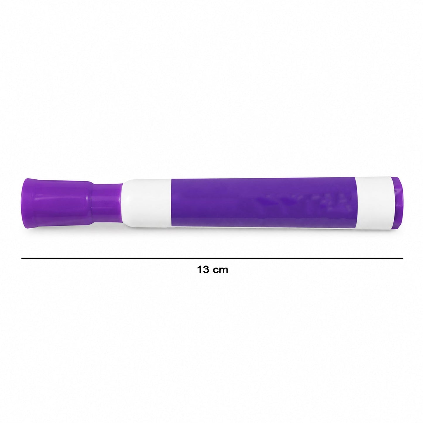 Close-up view of the fine nib of a dry erase marker for precise writing.