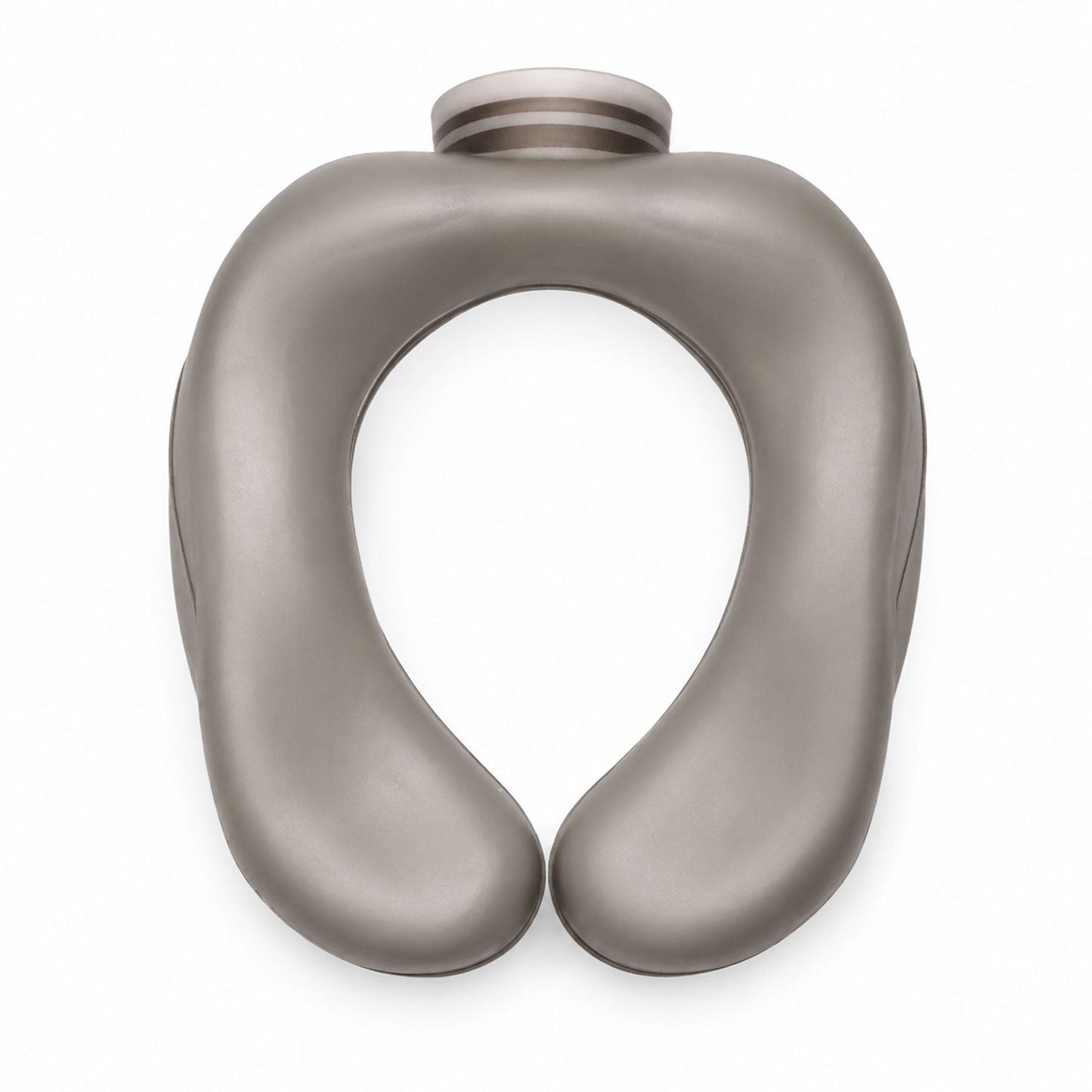 White background hot water bottle showing size and design