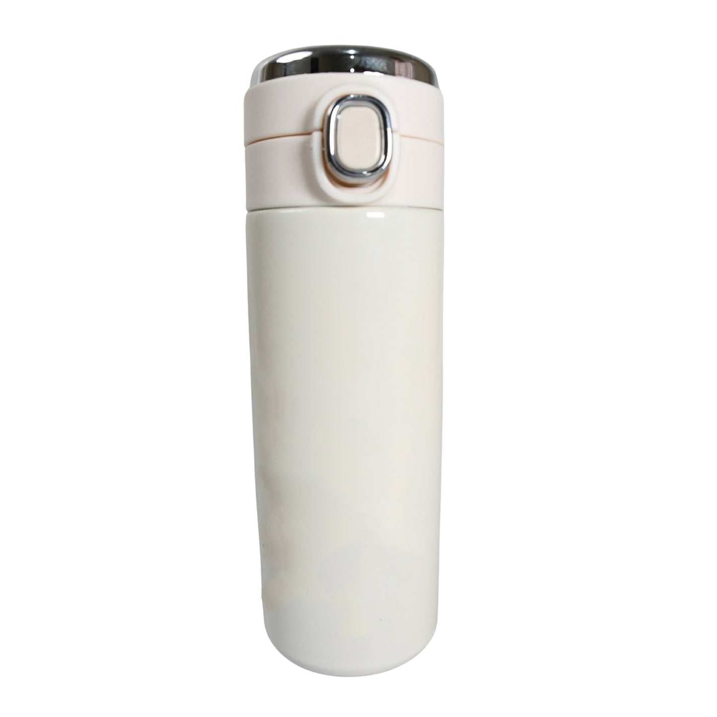 A person holding the portable and leak-proof Smart Insulated Water Bottle, ideal for daily use.