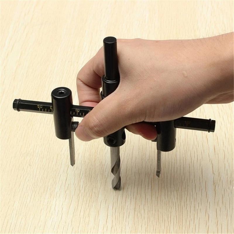 Front view of the adjustable circle hole saw drill bit cutter.