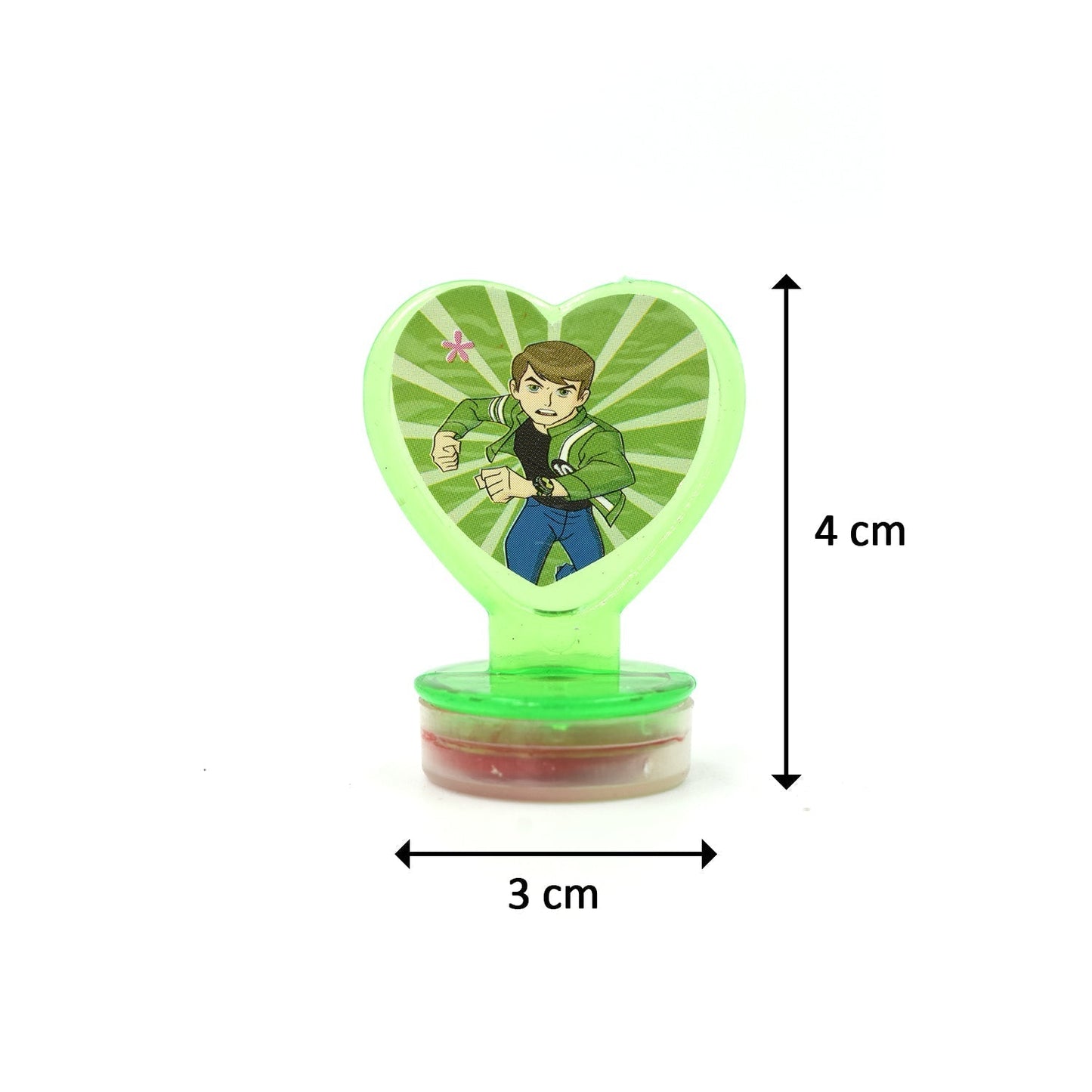 Cute cartoon heart stamps in a set, great for classroom motivation.