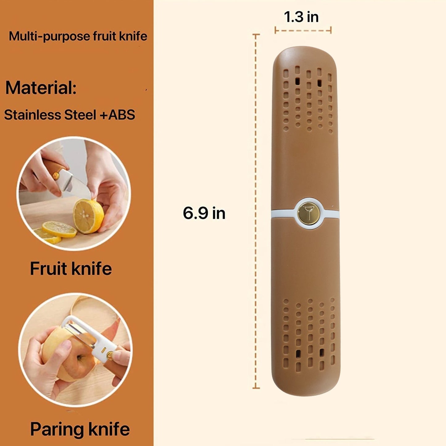Multifunctional Peeler – 2-in-1 Knife & Sawtooth for Kitchen | ChefAura