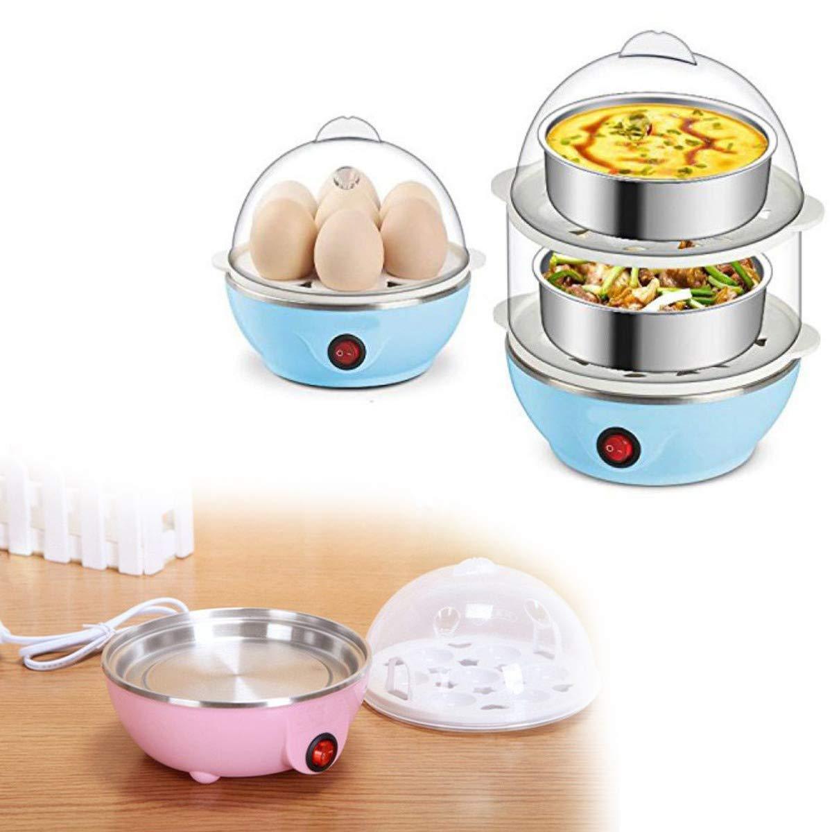 Retail packaging of the Electric Egg Boiler, highlighting its features.
