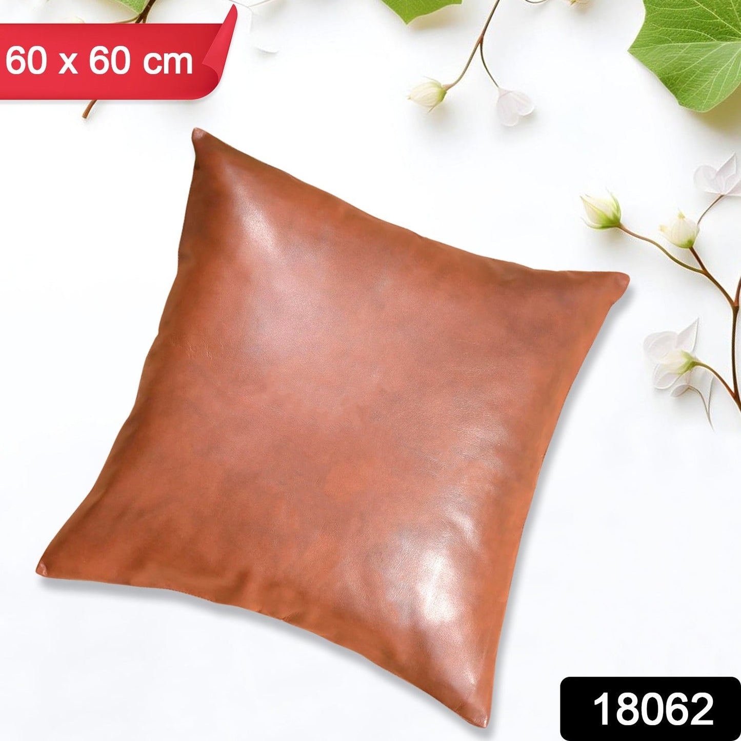 Close-up of the texture of a premium pillow cover, highlighting its soft fabric.