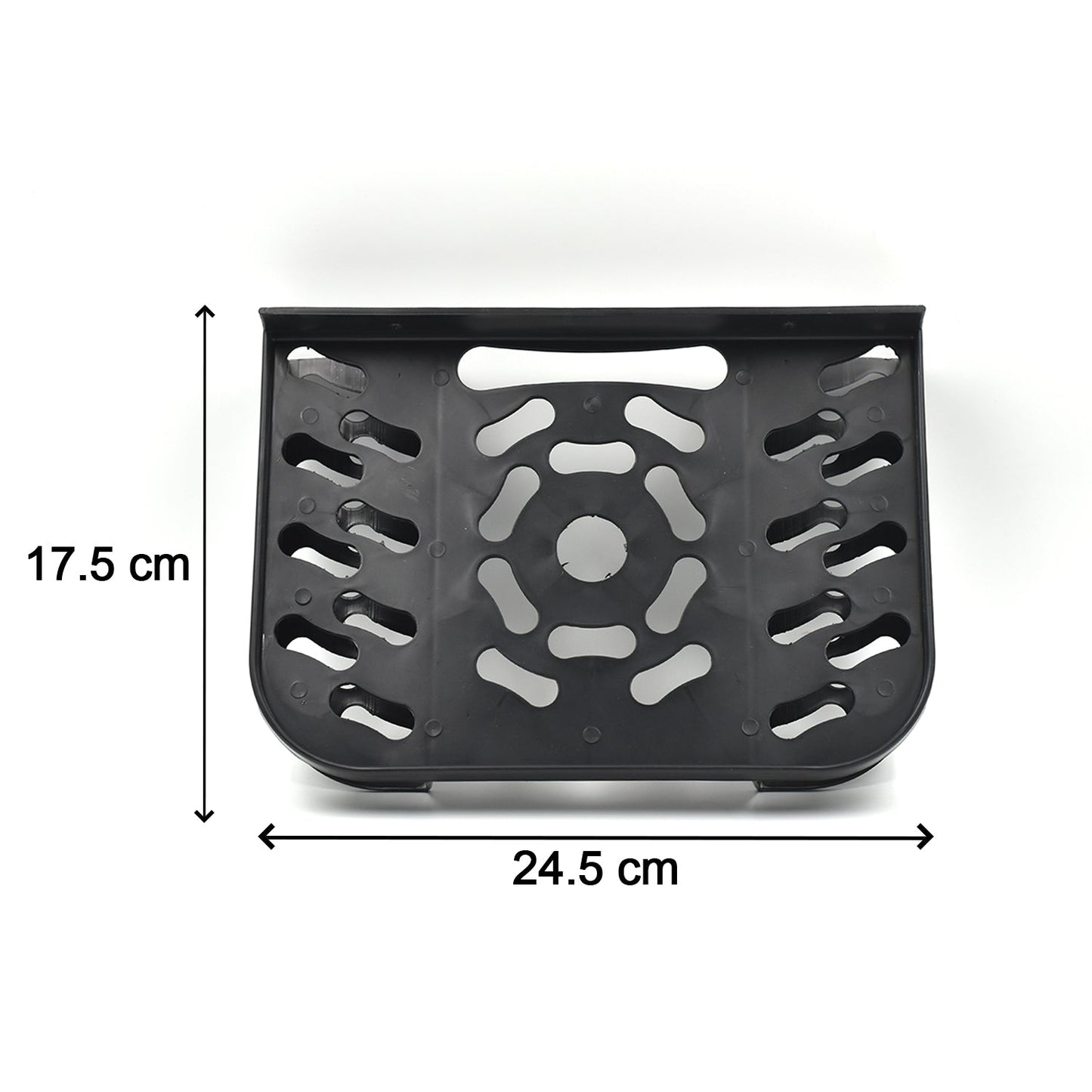 Durable media player shelf, perfect for small entertainment units.