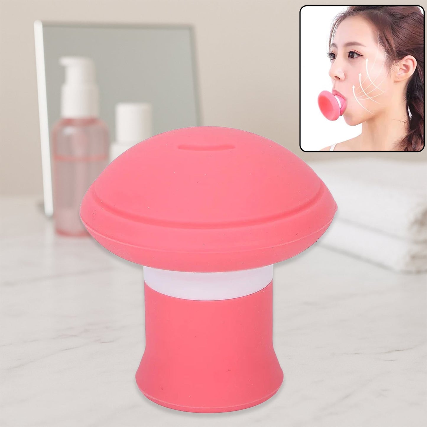 Silicone Facial Jaw Exerciser by Velvet Wellness, designed for a slimmer face.
