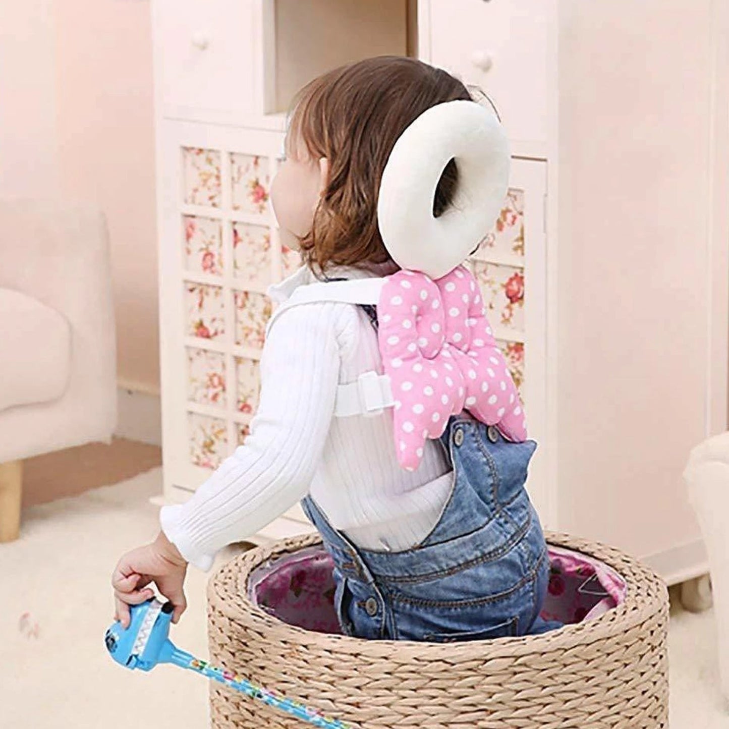 Baby Head Protector – Soft Safety Pad for Toddlers | Mini Bubbles