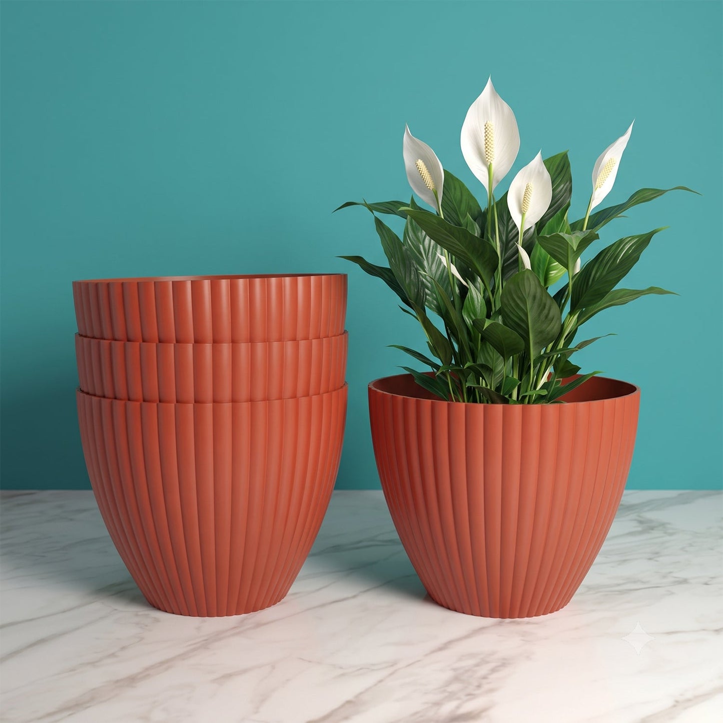 Plastic Flower Pots – Durable Round Planters for Home & Garden | Plant Edge