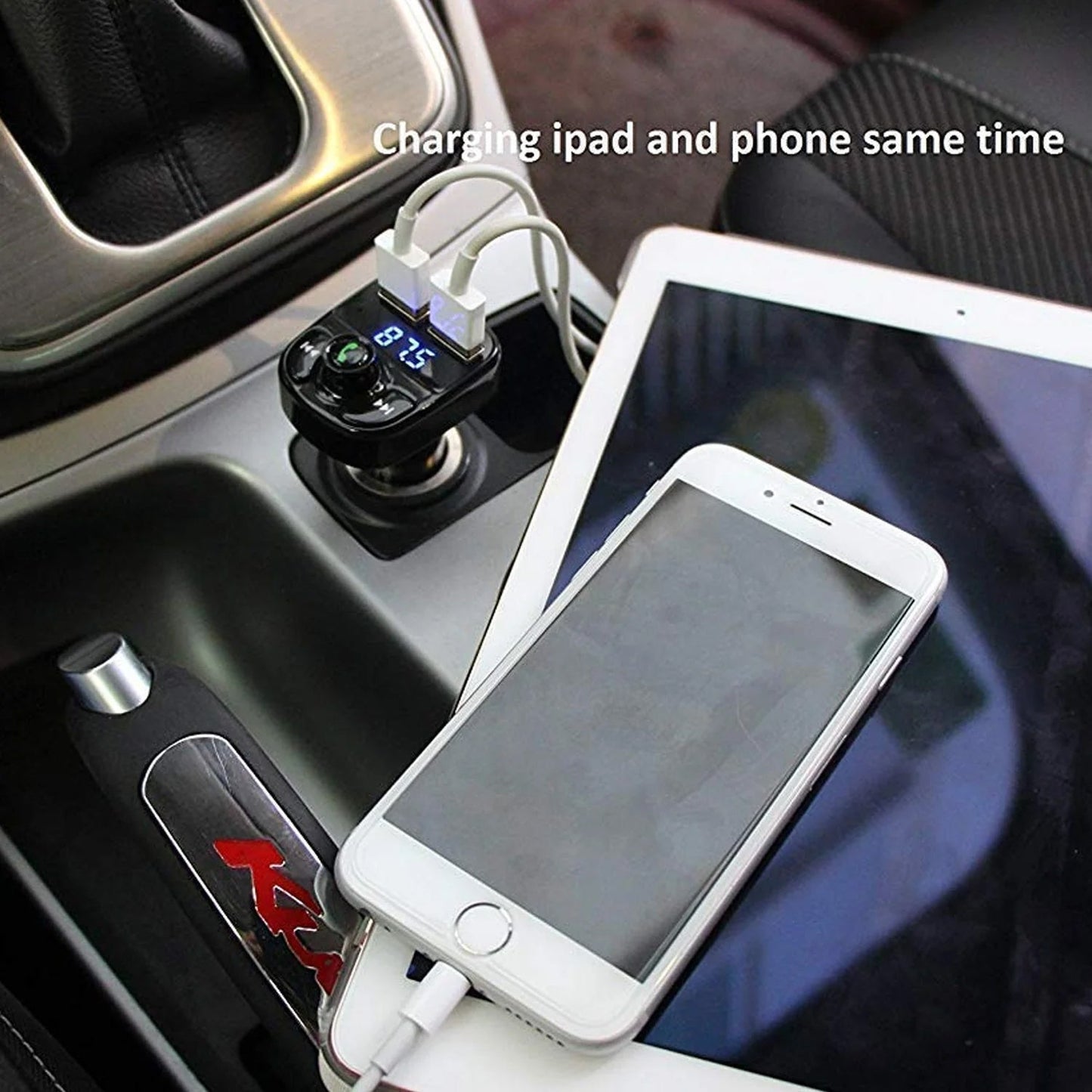 Dual USB car charger for efficient device charging on the go