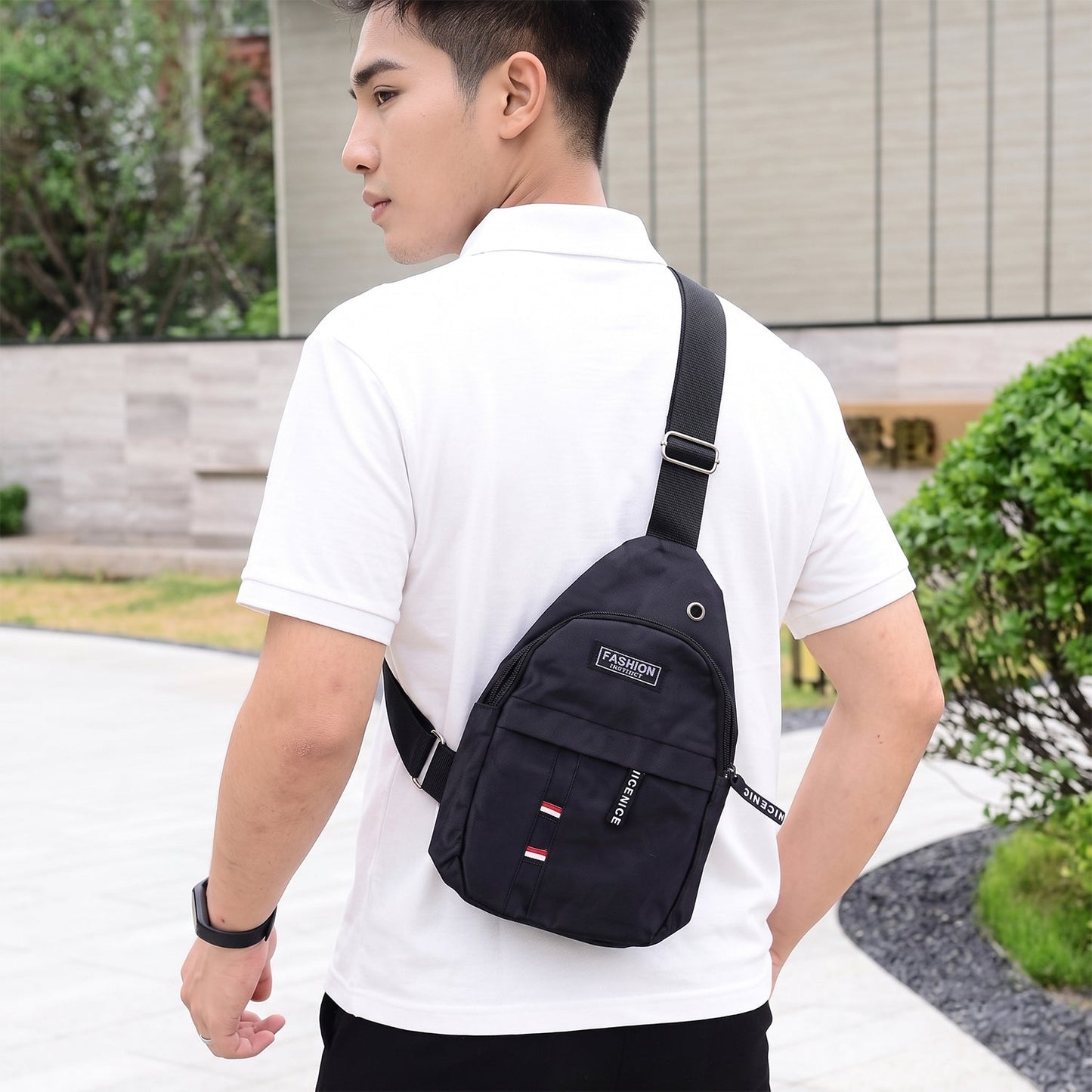 Waterproof USB Charging Sling Bag – Travel & Crossbody | FERVENT