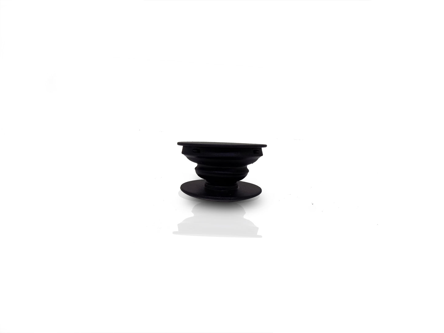 Fun and functional mobile pop socket for improved grip and personal style.