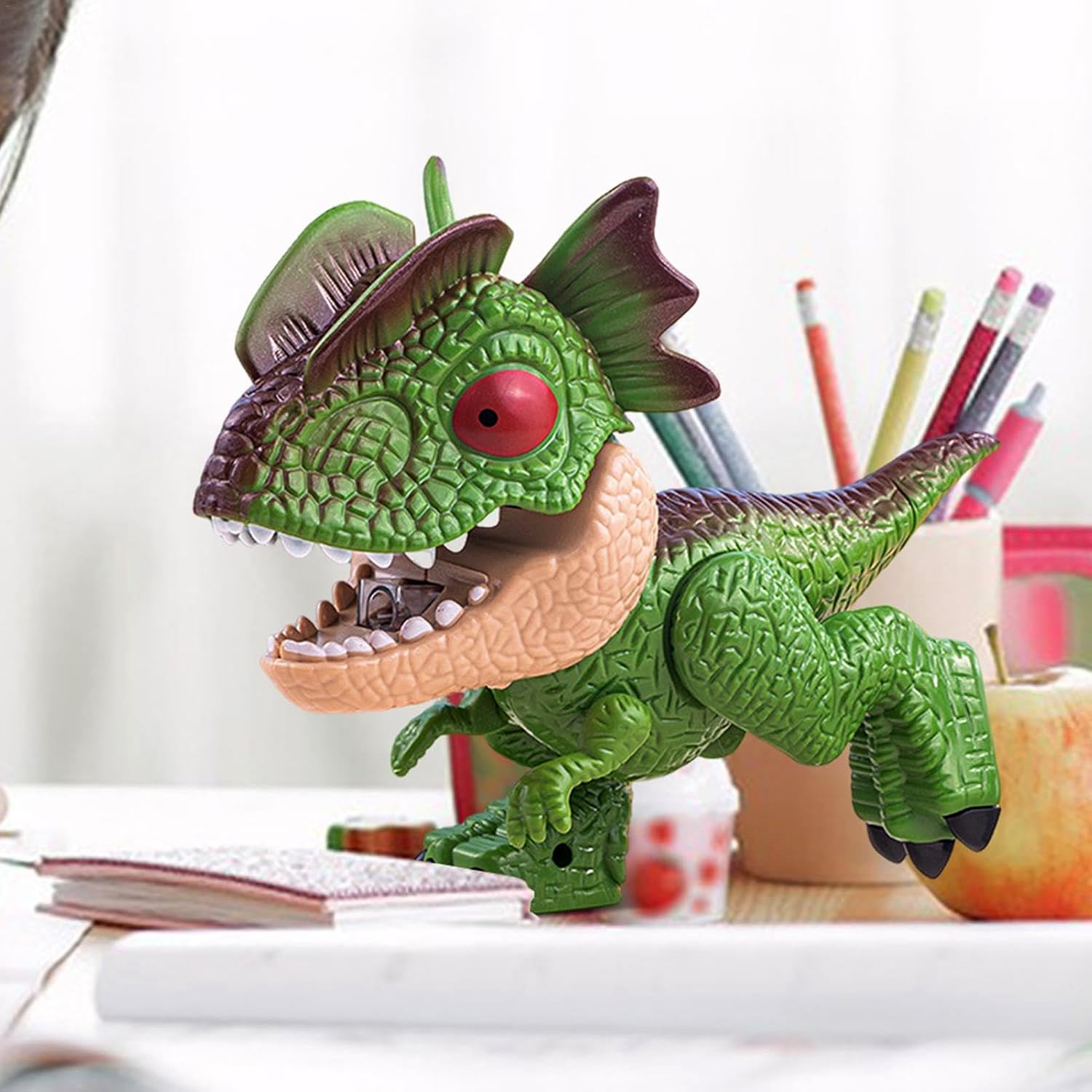Colorful dinosaur stationery set perfect for creative school supplies