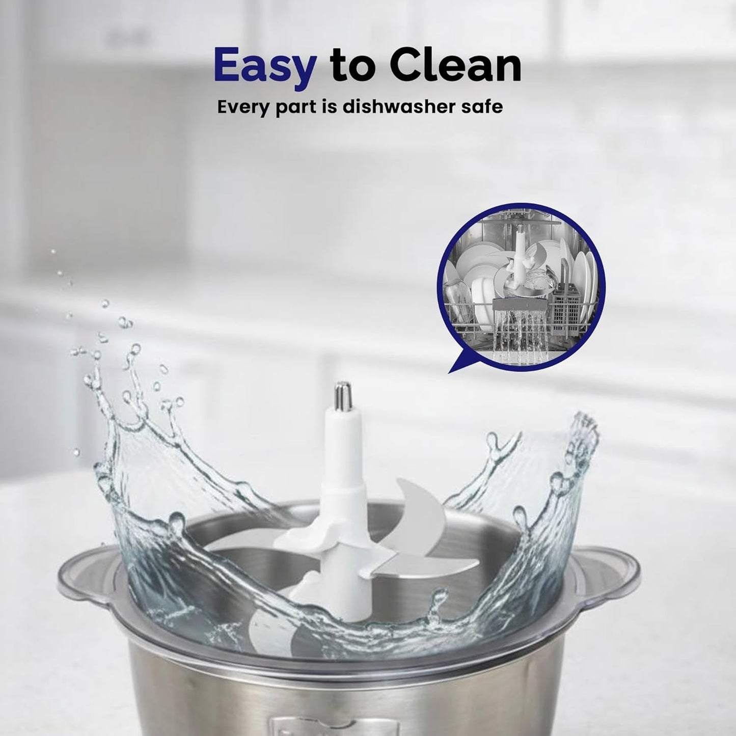 Electric Food Processor – 2 Litre Capacity for Easy Cooking