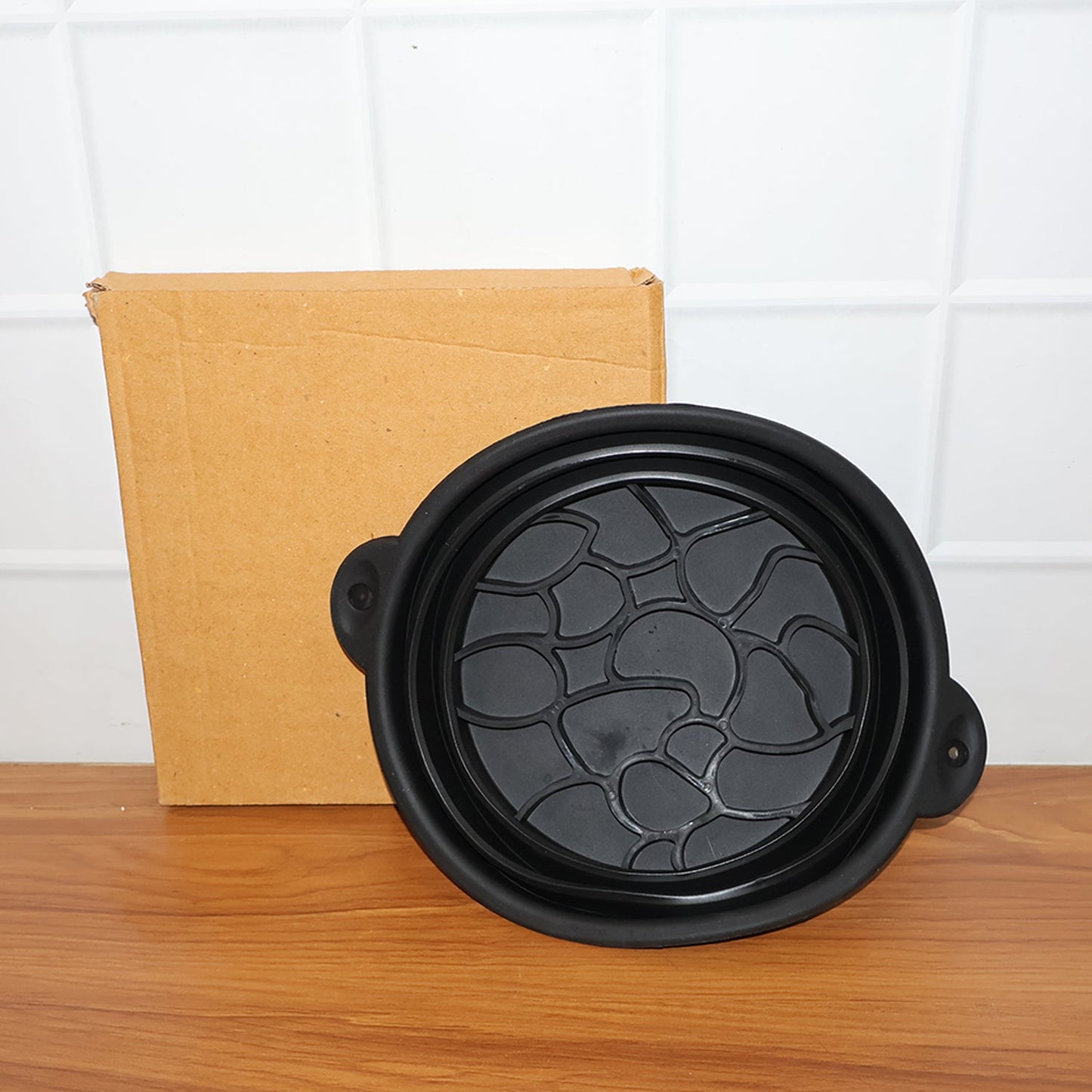Portable foldable silicone ice bowl for refreshing facial care