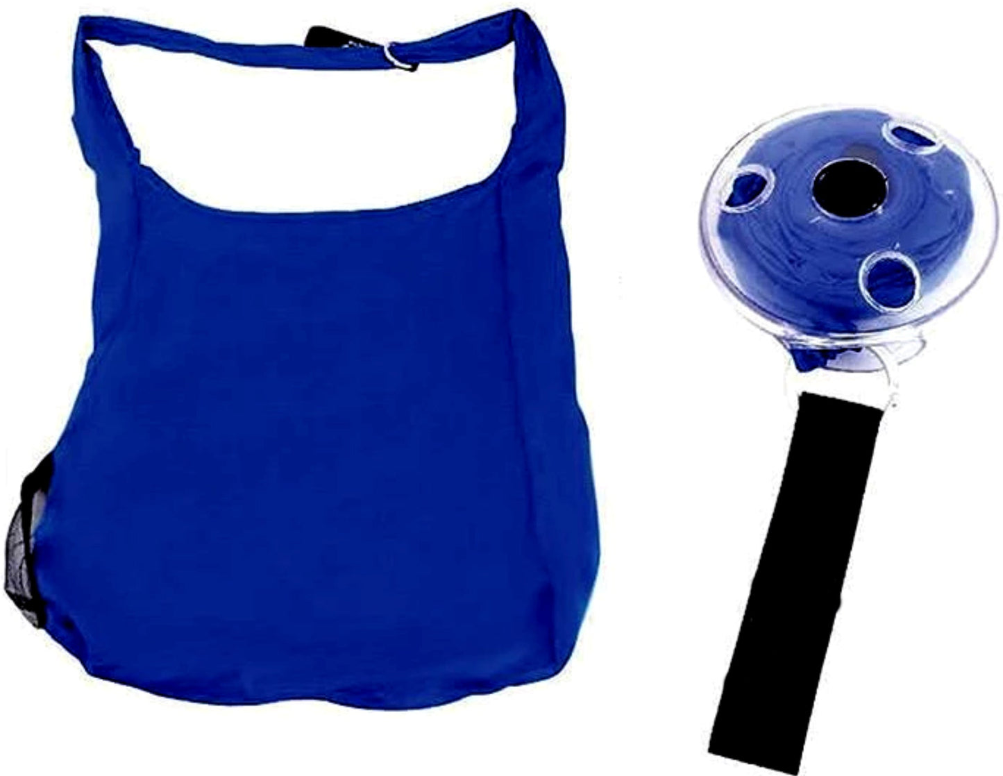 Detailed view of the washable and durable fabric of the foldable shopping bag.