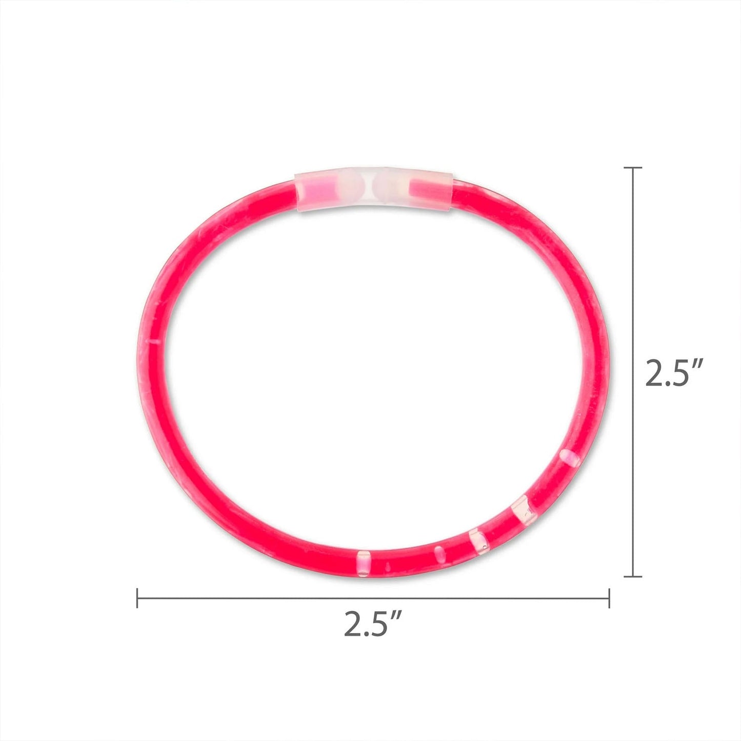 Glow LED Bracelet displayed to show its approximate size and fit.
