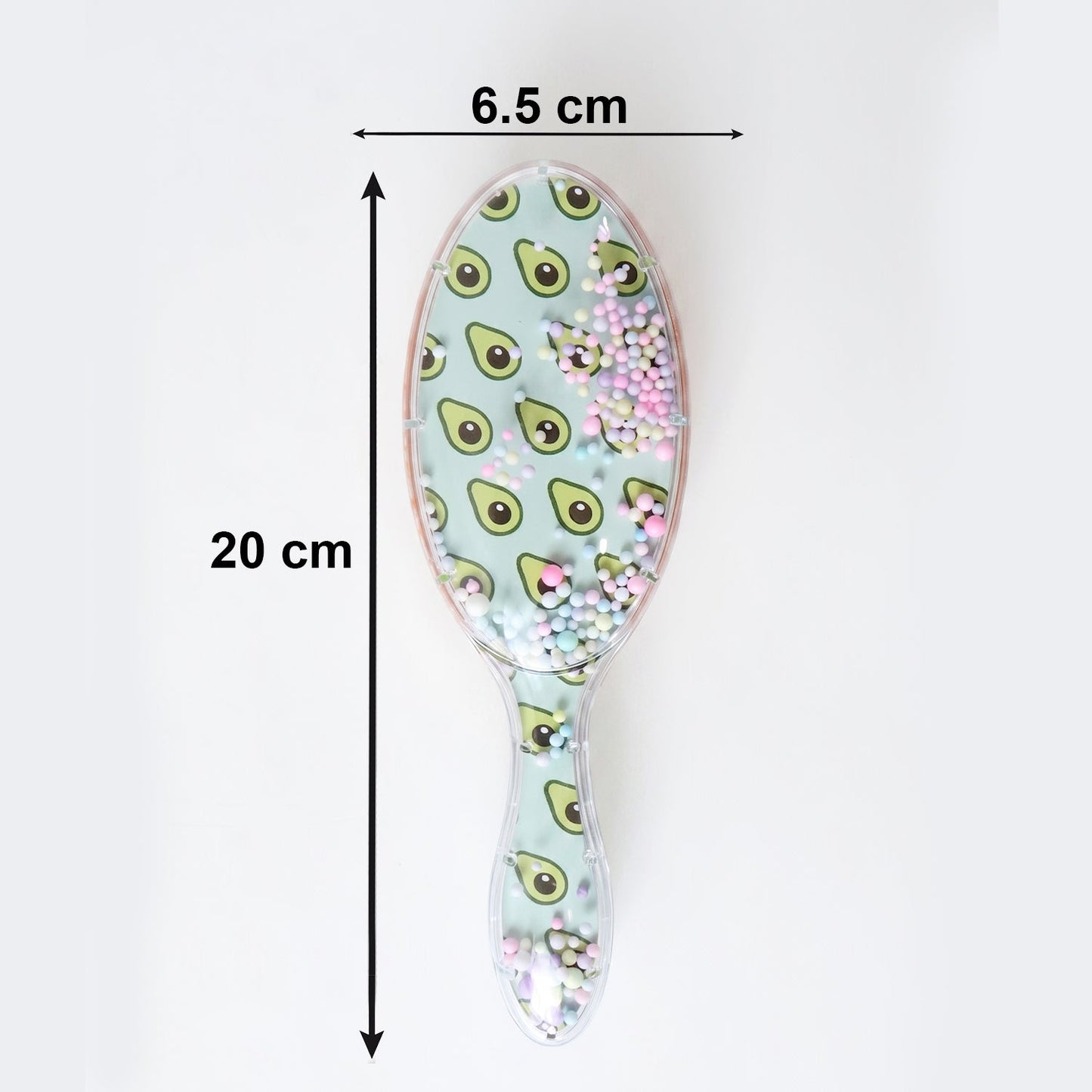 The Soft Cushion Hair Brush with a comfortable grip handle, designed for daily hair styling.