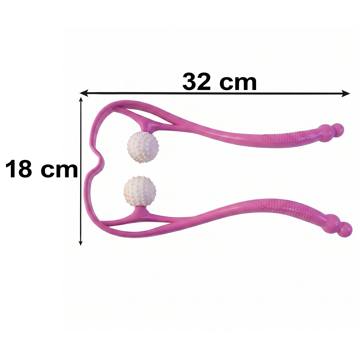 Massager handle grip view