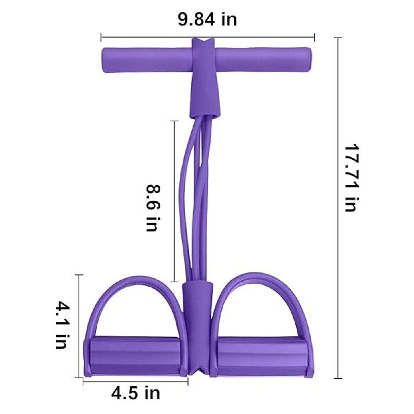 Size chart for resistance exerciser for accurate selection