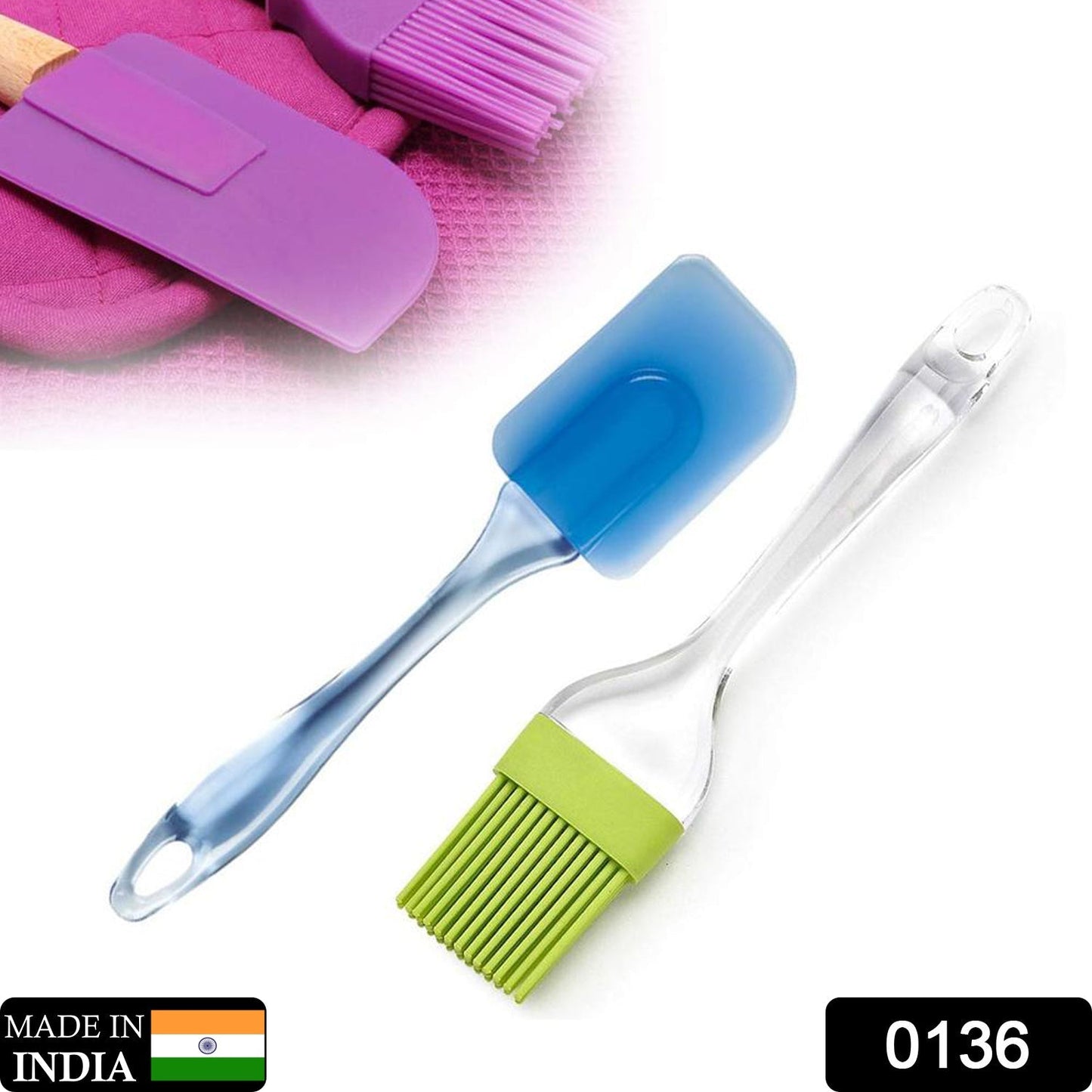 Silicone Spatula Pastry Brush Set – Non-Stick Baking Tools | Bake & Dwell