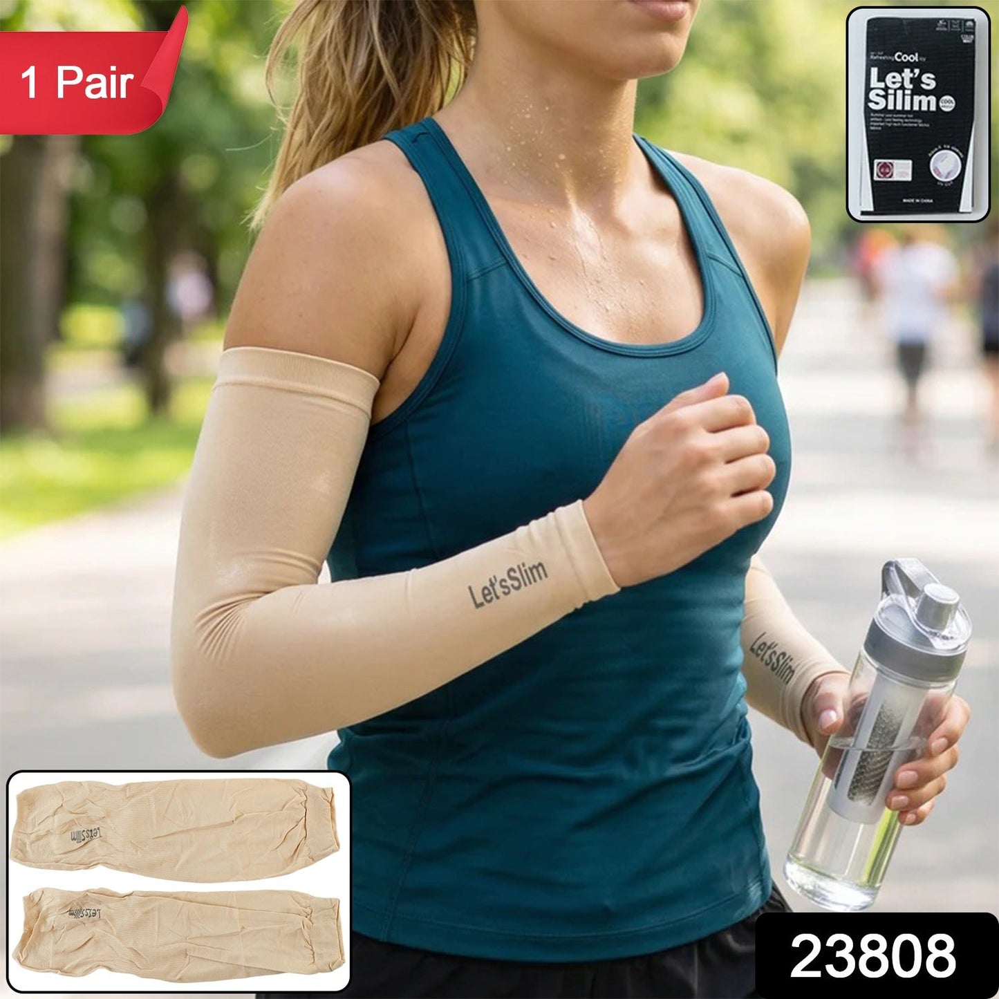 UV Sun Protection Cooling Arm Sleeves – Breathable & UV Shielding