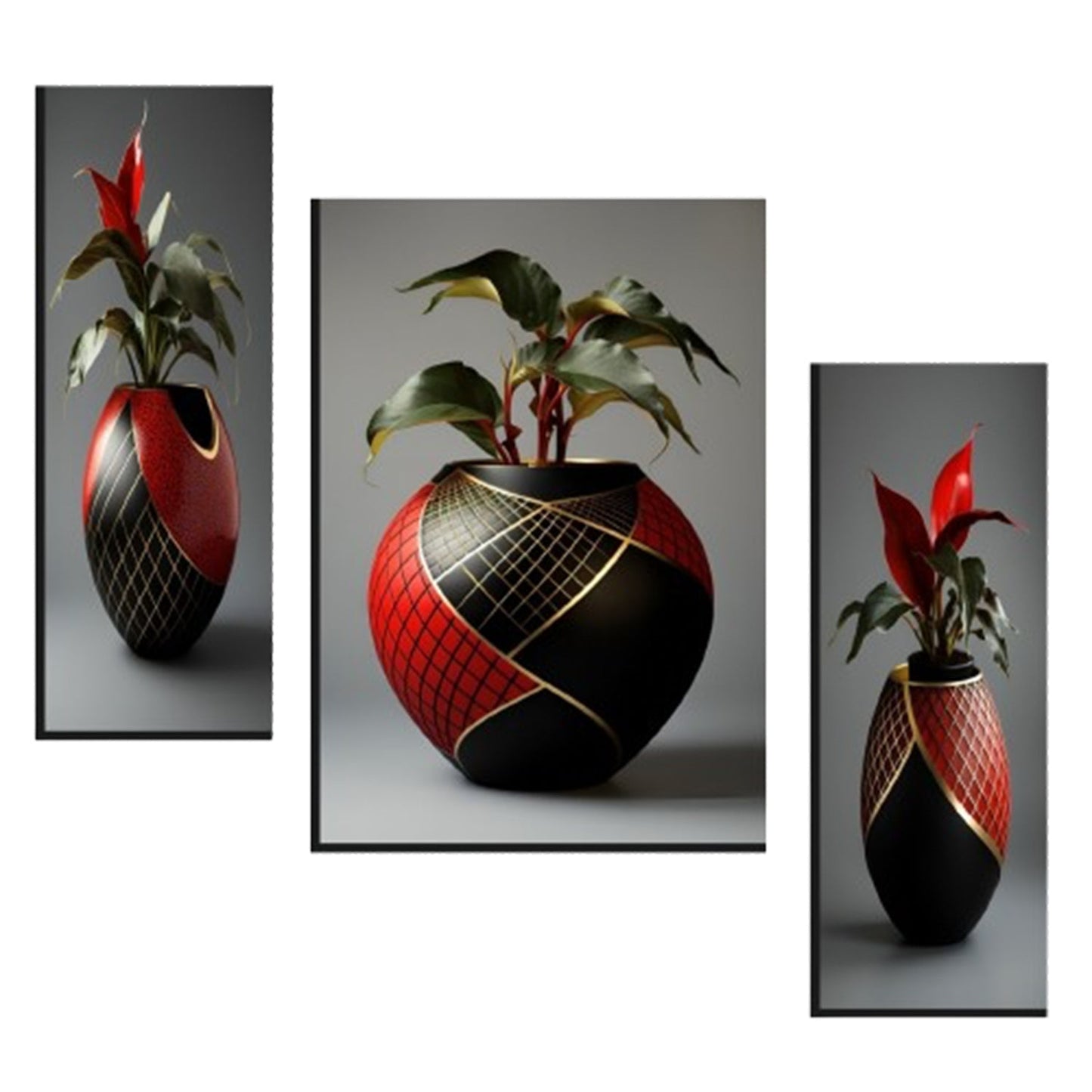 Stylish MDF floral art for living space