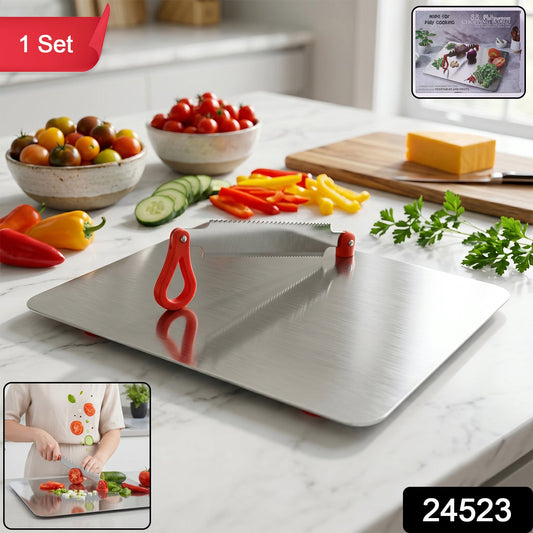 Steel chopping board pack