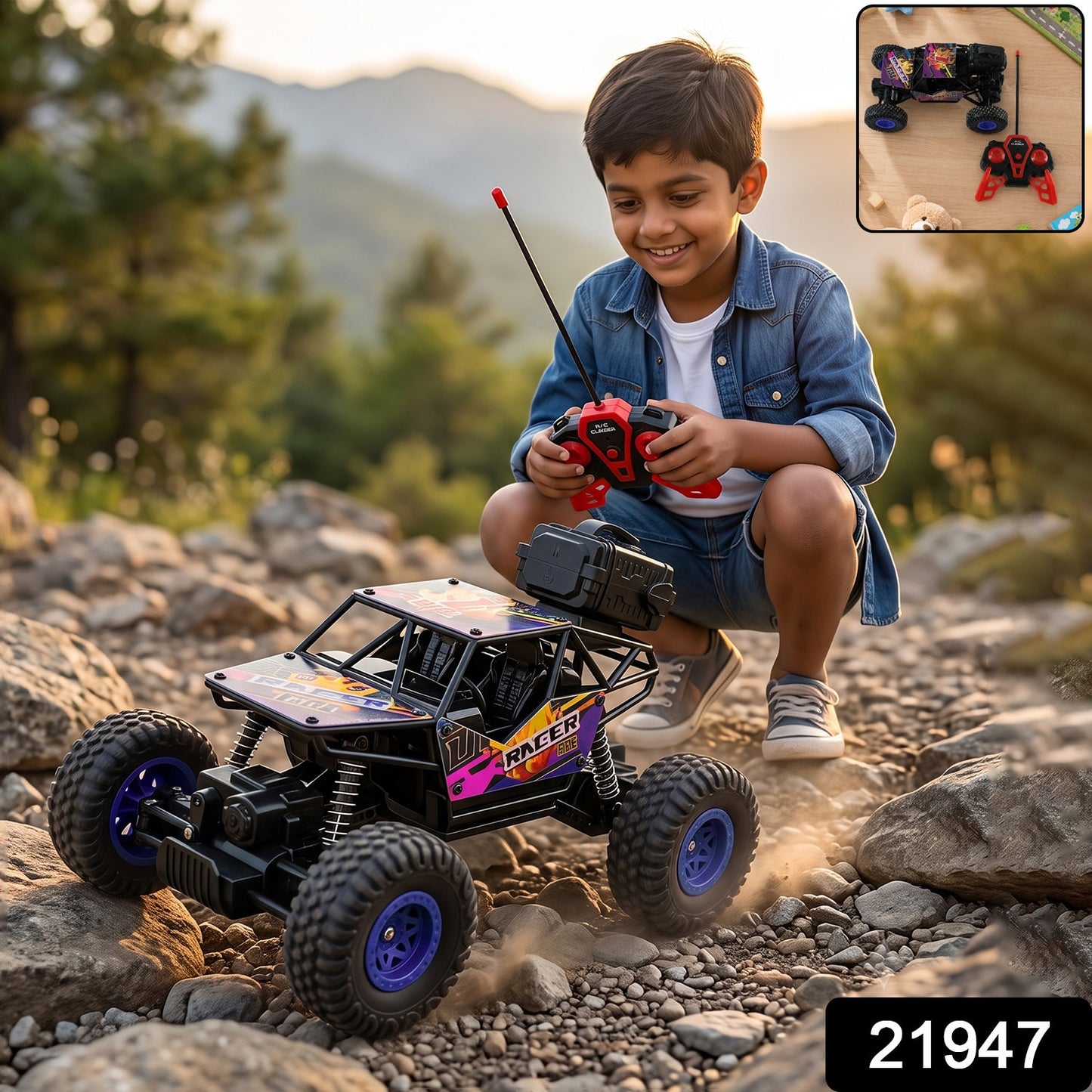 Remote Control Rock Crawler – Off-Road Adventure Toy for Kids